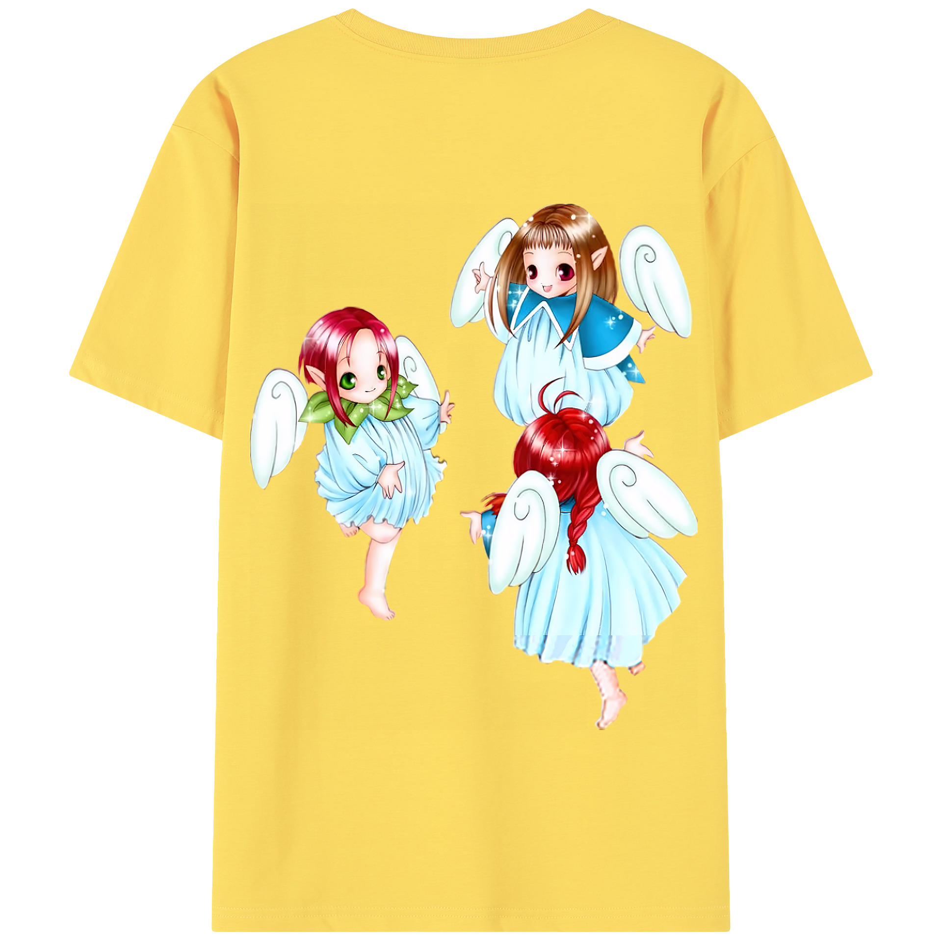 （画像用） 遊☆戯☆王 Yu-Gi-Oh! 綿100％半袖Tシャツ（背面プリント）