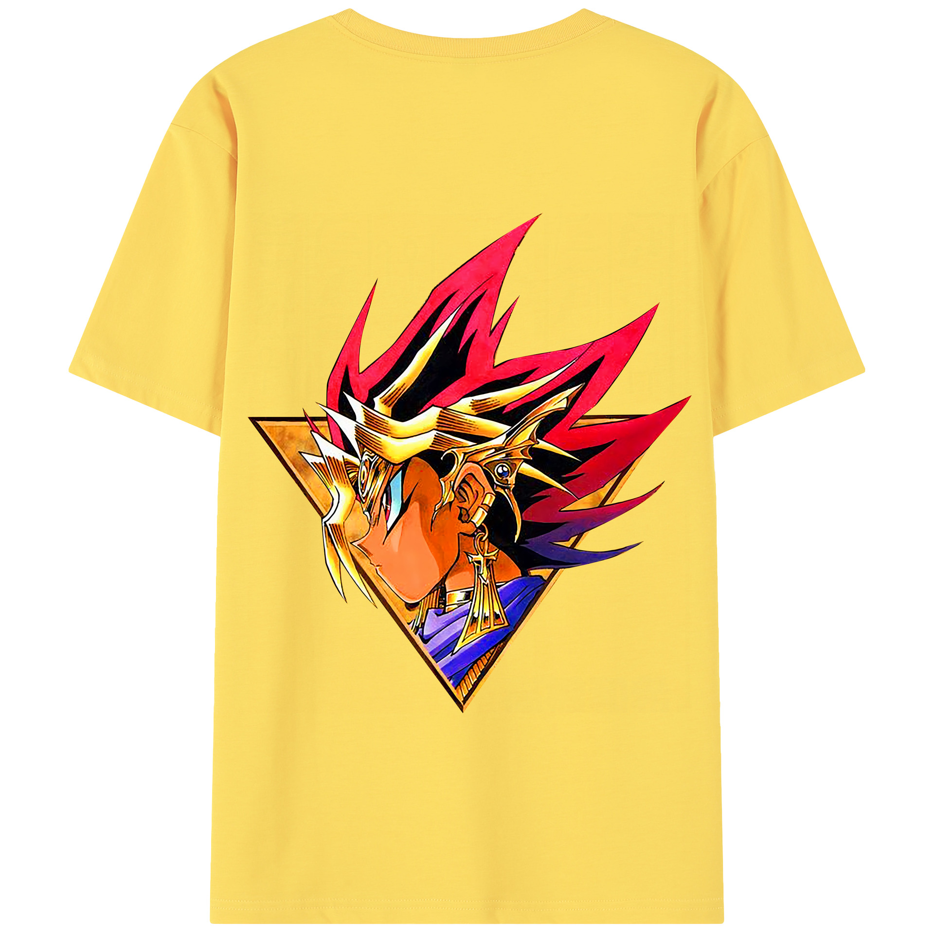 （画像用） 遊☆戯☆王 Yu-Gi-Oh! 綿100％半袖Tシャツ（背面プリント）