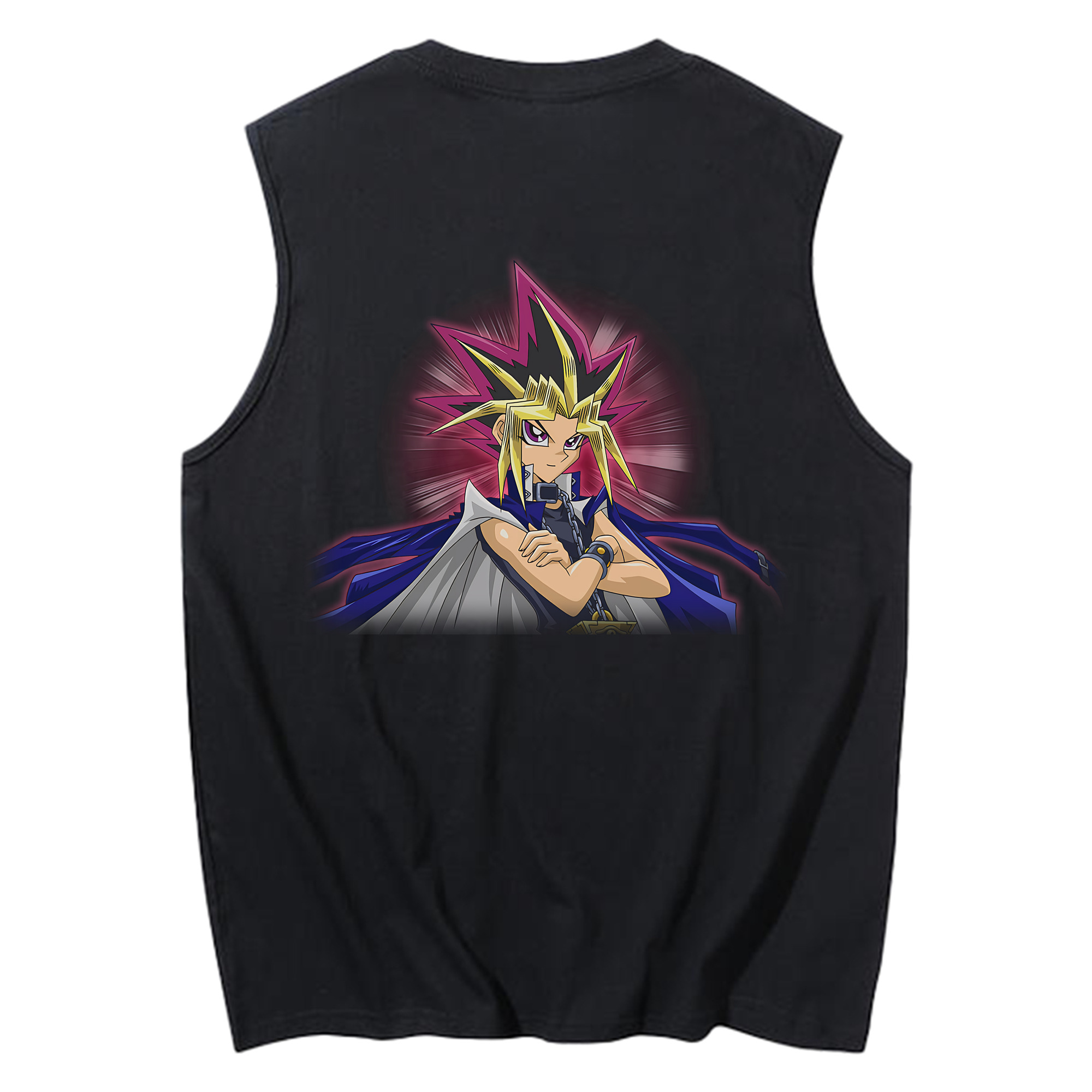 （画像用） 遊☆戯☆王 Yu-Gi-Oh! コットン100％タンクトップ（背面プリント）