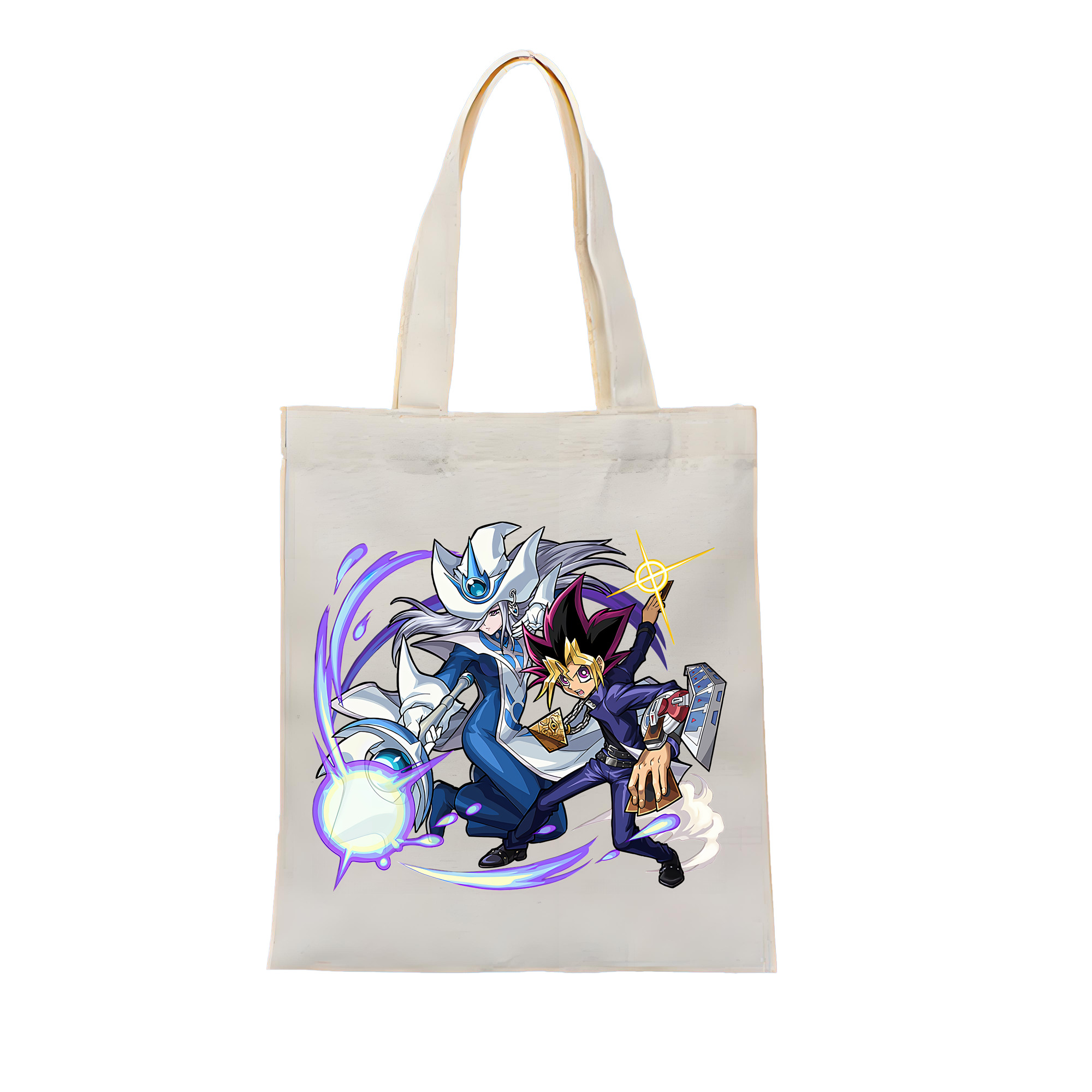 （画像用） 遊☆戯☆王 Yu-Gi-Oh! 縦型キャンバス生地手提げバッグ　トートバッグ