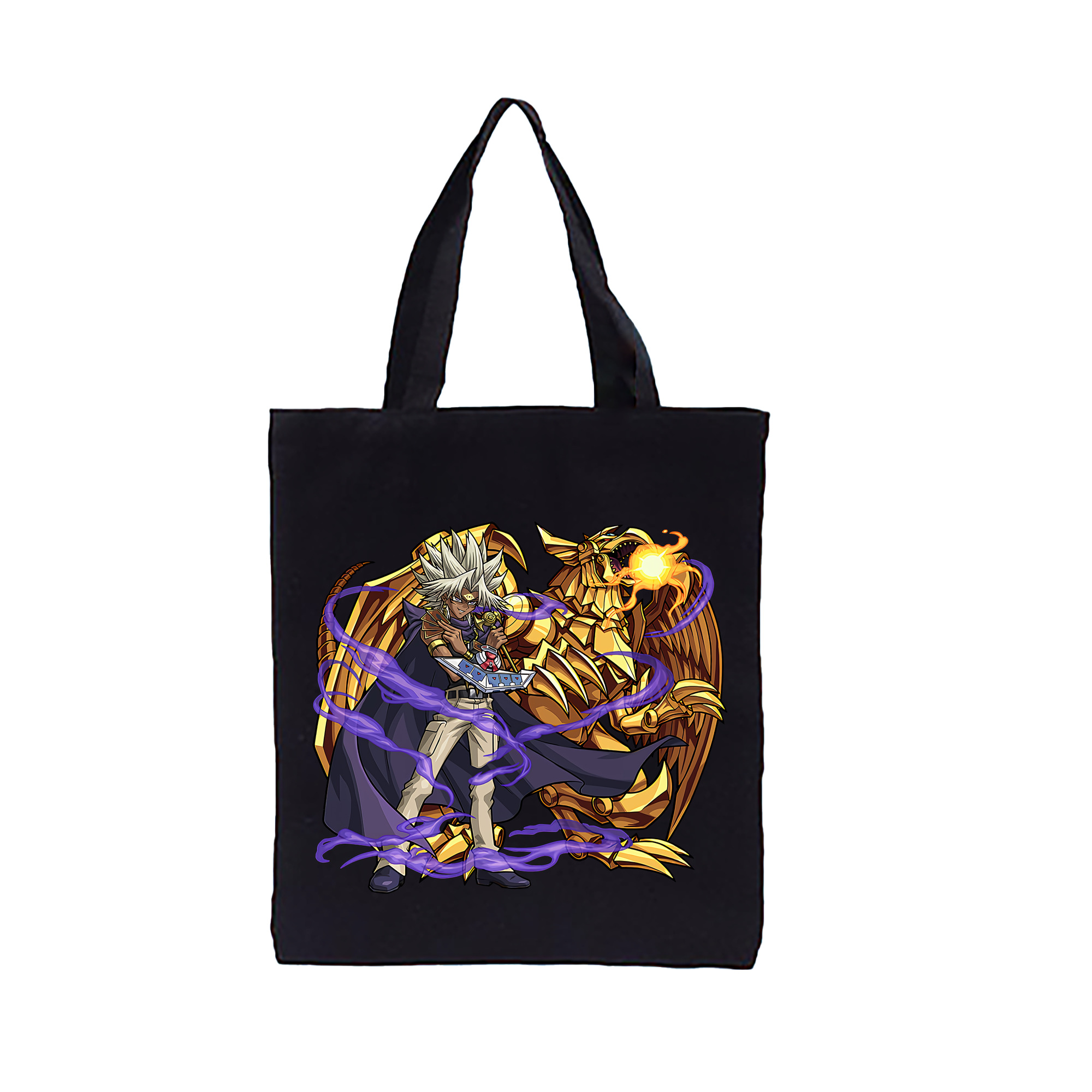 （画像用） 遊☆戯☆王 Yu-Gi-Oh! 縦型キャンバス生地手提げバッグ　トートバッグ