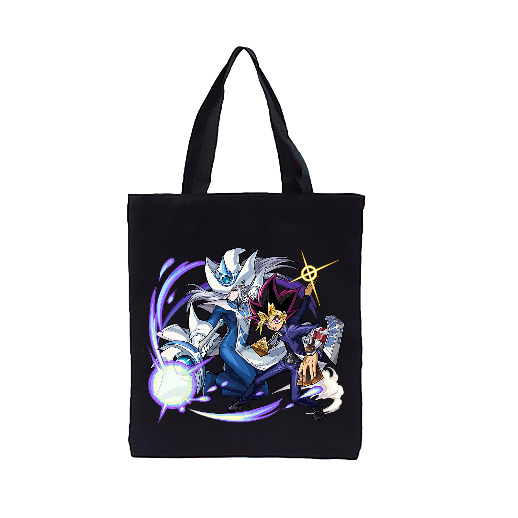（画像用） 遊☆戯☆王 Yu-Gi-Oh! 縦型キャンバス生地手提げバッグ　トートバッグ