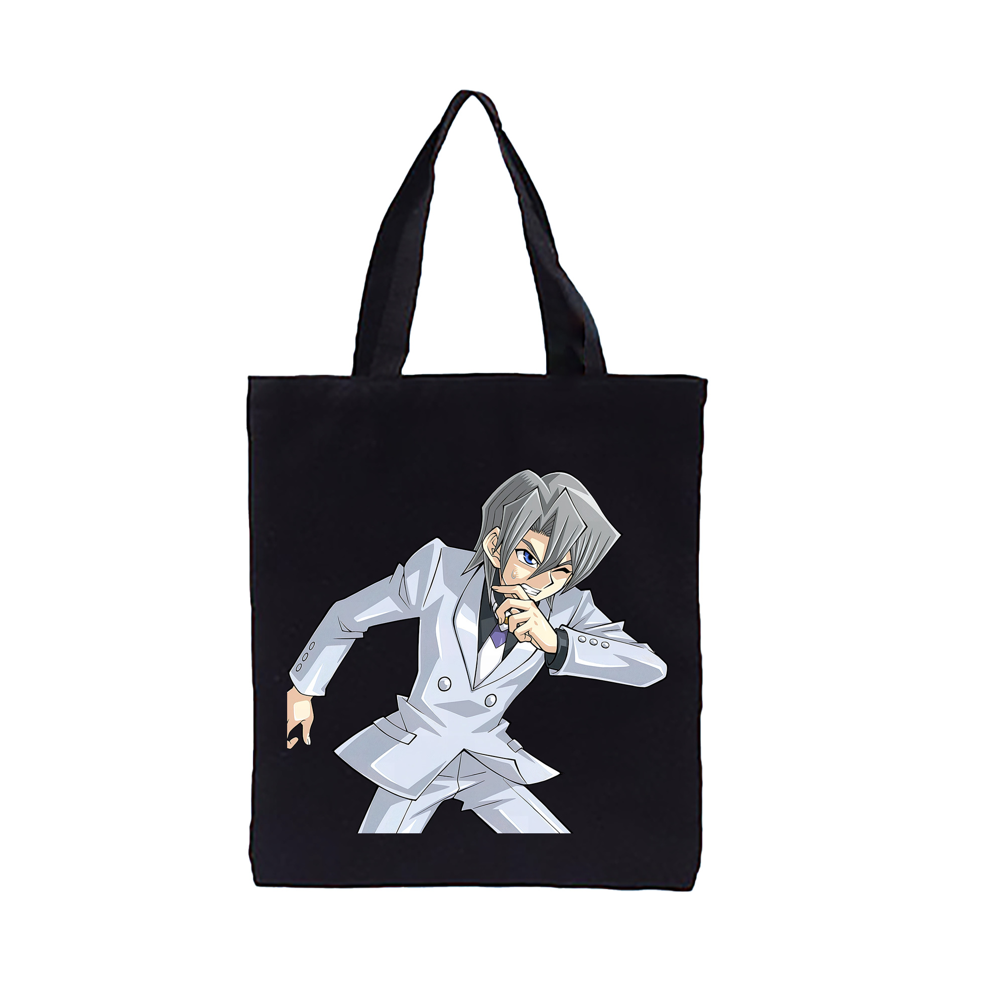 （画像用） 遊☆戯☆王 Yu-Gi-Oh! 縦型キャンバス生地手提げバッグ　トートバッグ