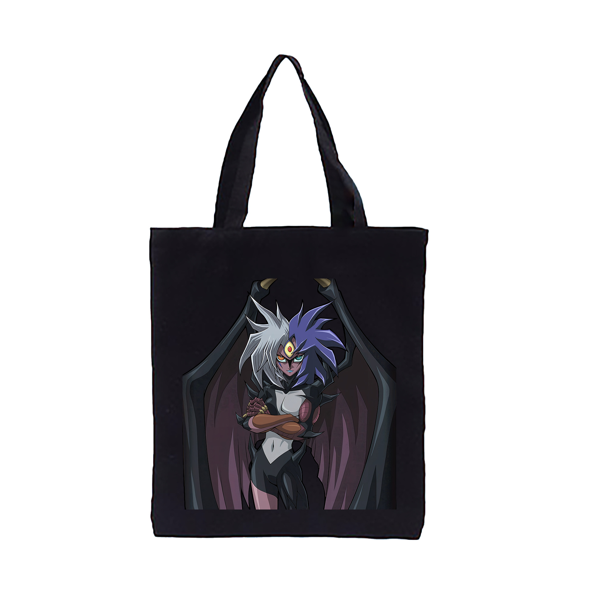 （画像用） 遊☆戯☆王 Yu-Gi-Oh! 縦型キャンバス生地手提げバッグ　トートバッグ