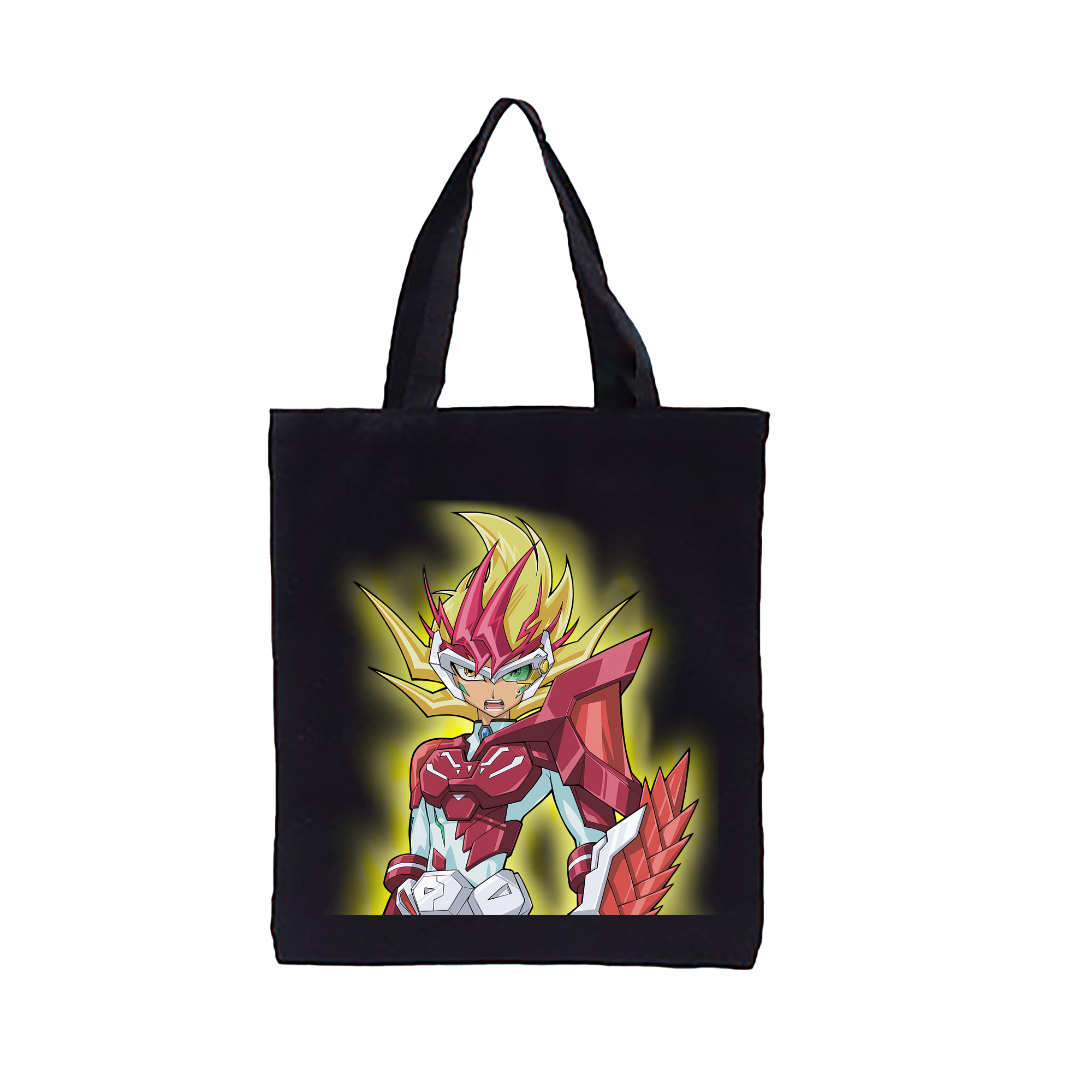 （画像用） 遊☆戯☆王 Yu-Gi-Oh! 縦型キャンバス生地手提げバッグ　トートバッグ