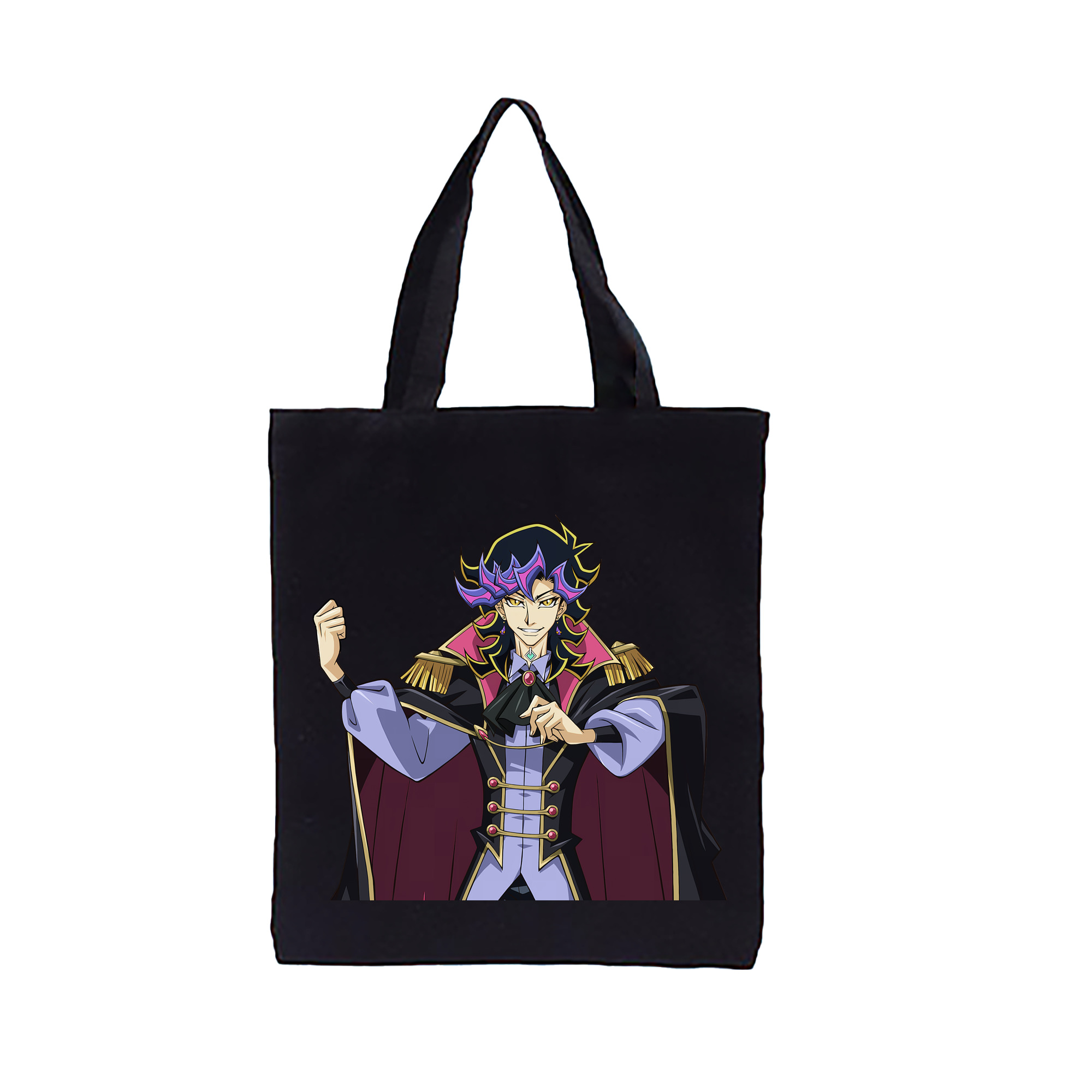 （画像用） 遊☆戯☆王 Yu-Gi-Oh! 縦型キャンバス生地手提げバッグ　トートバッグ