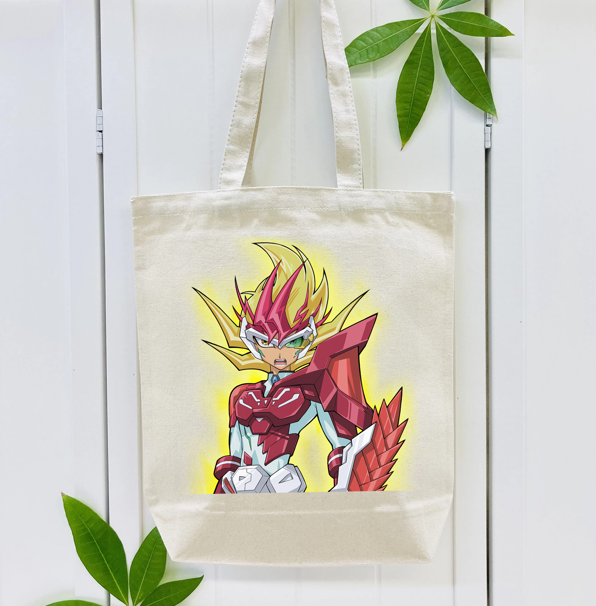 遊☆戯☆王 Yu-Gi-Oh! 縦型キャンバス生地手提げバッグ　トートバッグ