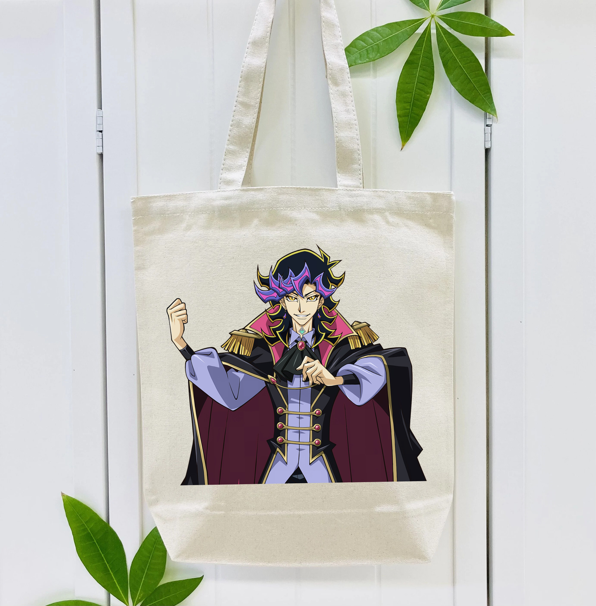 遊☆戯☆王 Yu-Gi-Oh! 縦型キャンバス生地手提げバッグ　トートバッグ