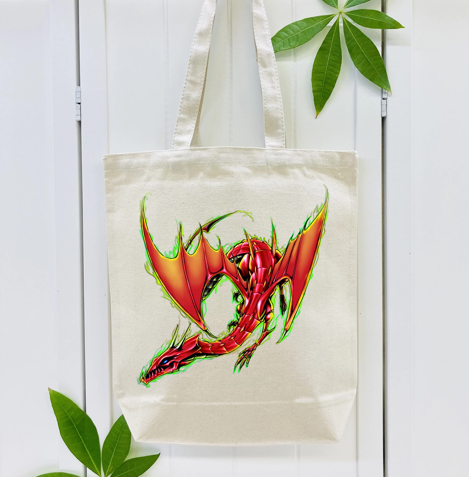 遊☆戯☆王 Yu-Gi-Oh! 縦型キャンバス生地手提げバッグ　トートバッグ