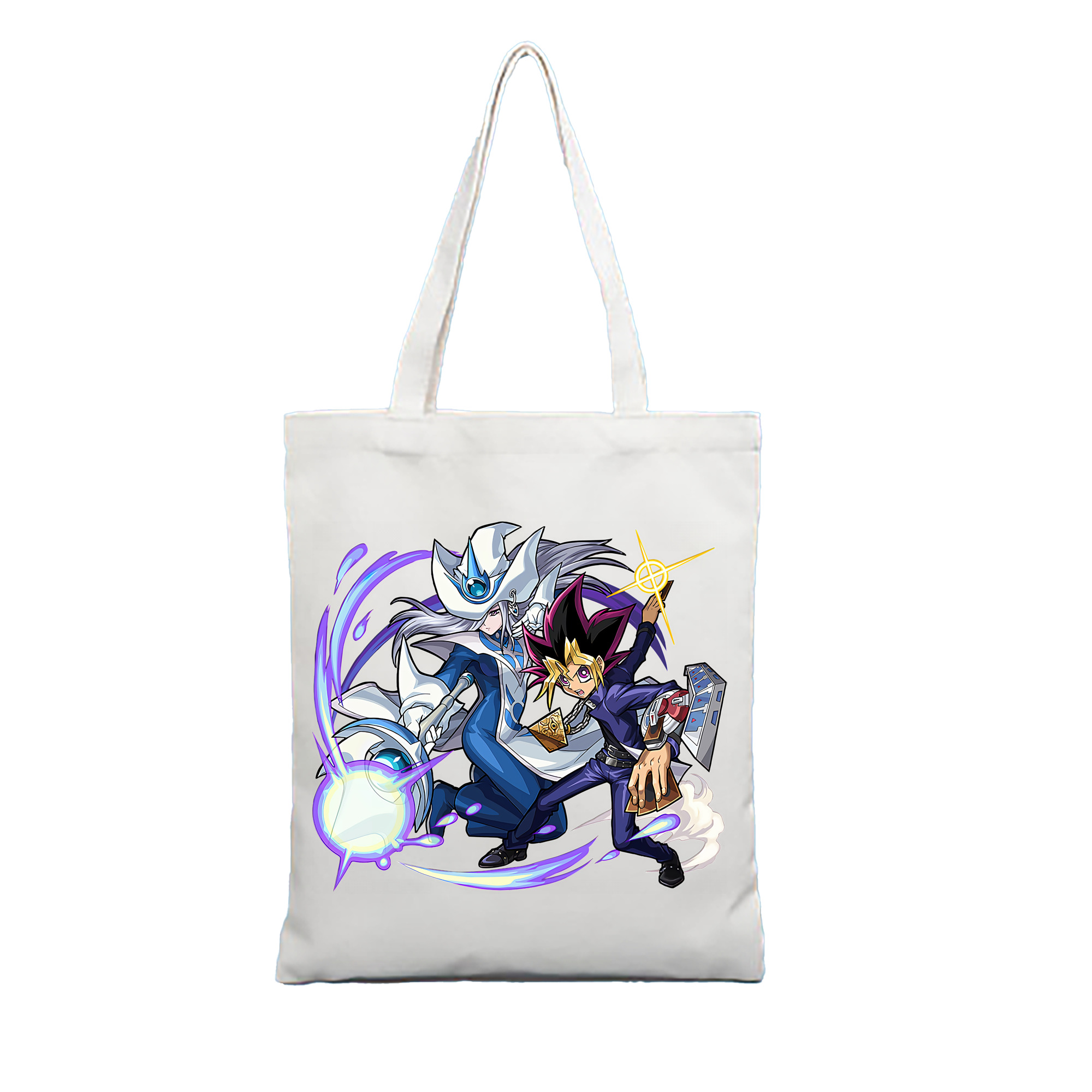 （画像用） 遊☆戯☆王 Yu-Gi-Oh! 縦型キャンバス生地手提げバッグ　トートバッグ