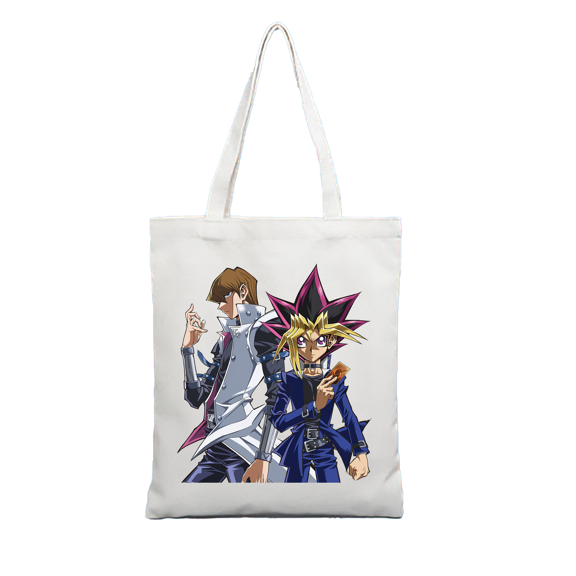 （画像用） 遊☆戯☆王 Yu-Gi-Oh! 縦型キャンバス生地手提げバッグ　トートバッグ