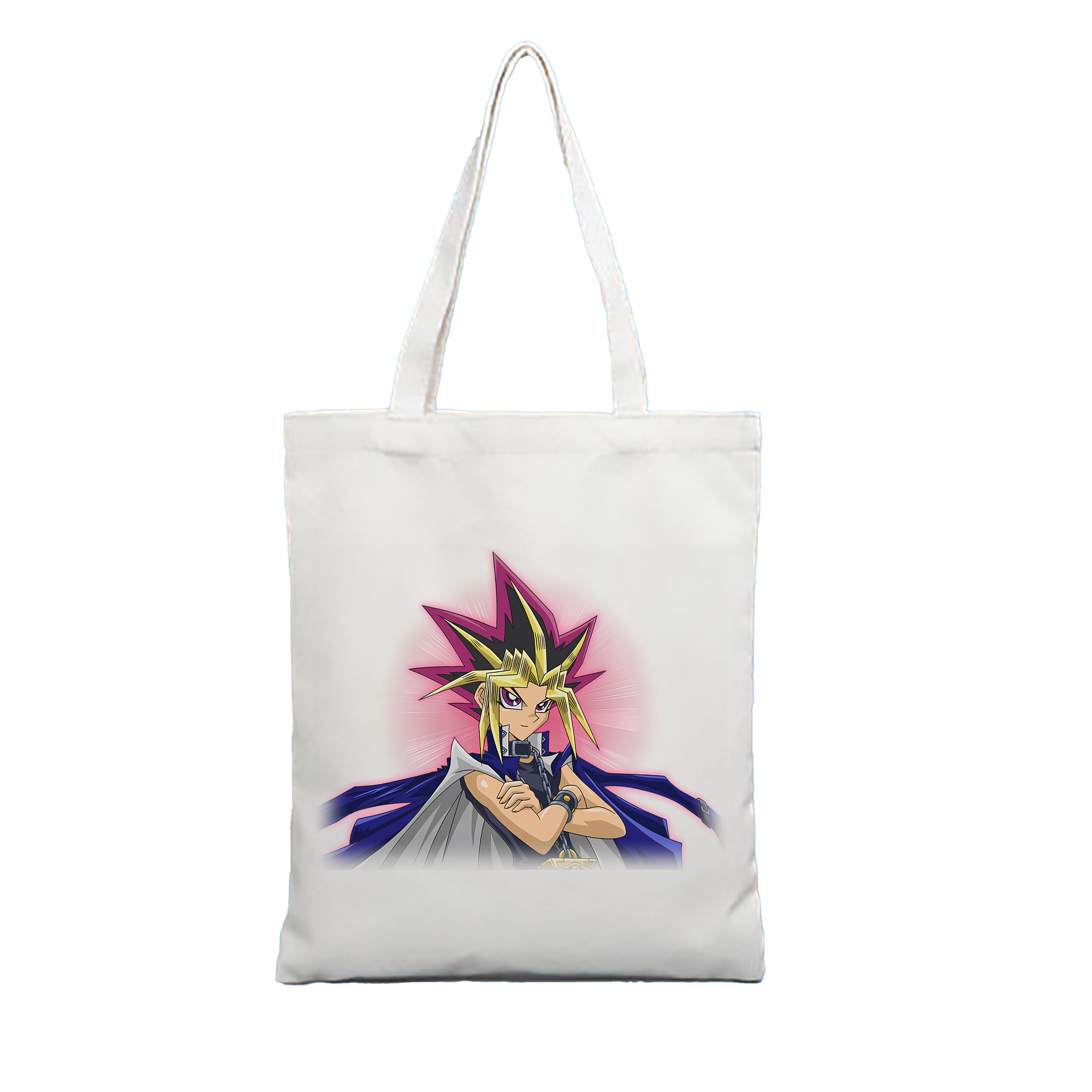 （画像用） 遊☆戯☆王 Yu-Gi-Oh! 縦型キャンバス生地手提げバッグ　トートバッグ
