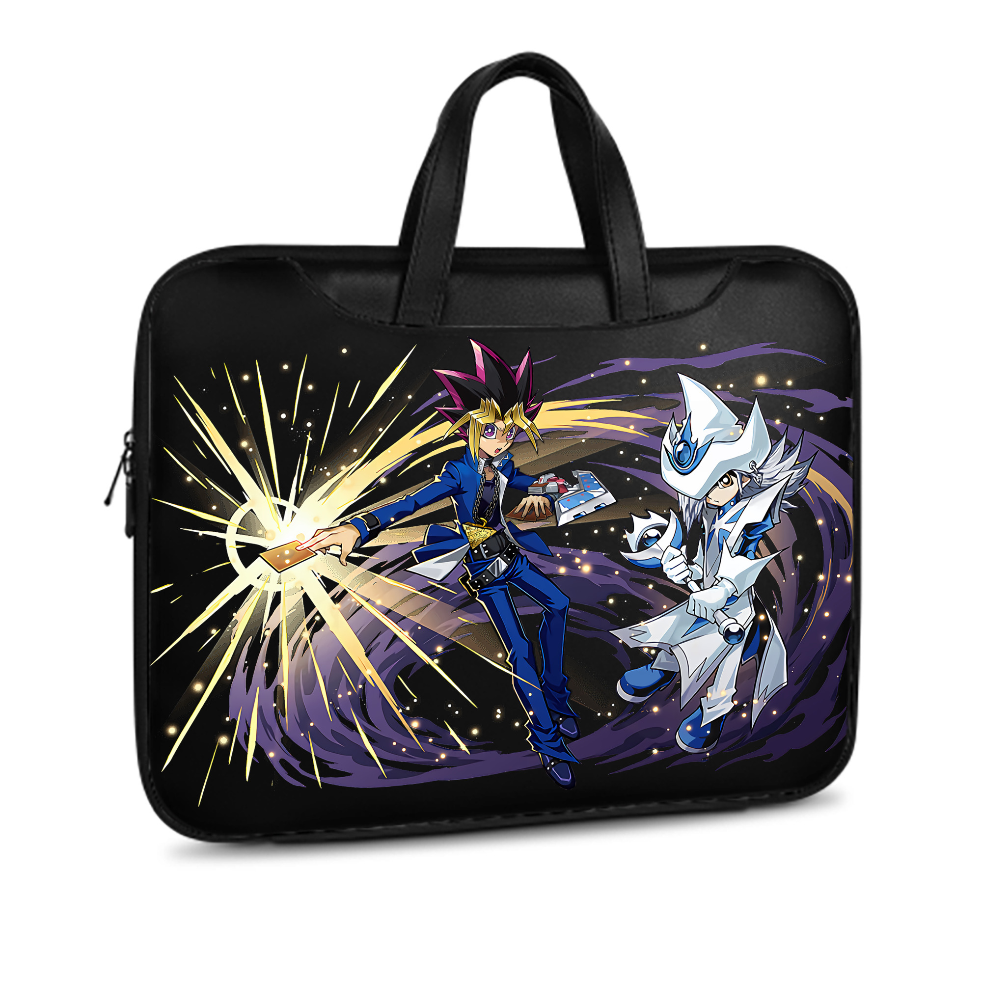 （画像用） 遊☆戯☆王 Yu-Gi-Oh! レザーラップトップバッグ　ノートパソコンケース
