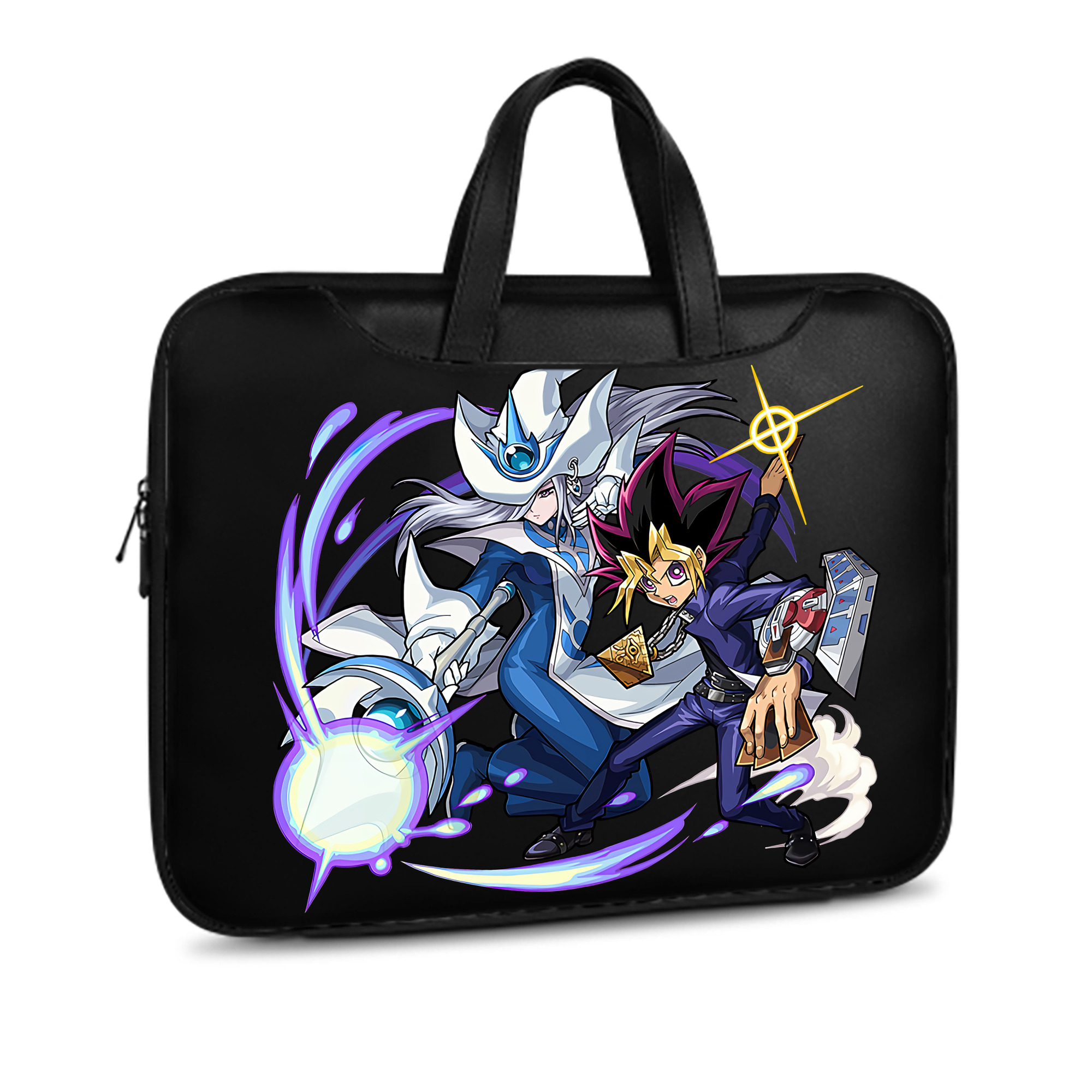 （画像用） 遊☆戯☆王 Yu-Gi-Oh! レザーラップトップバッグ　ノートパソコンケース