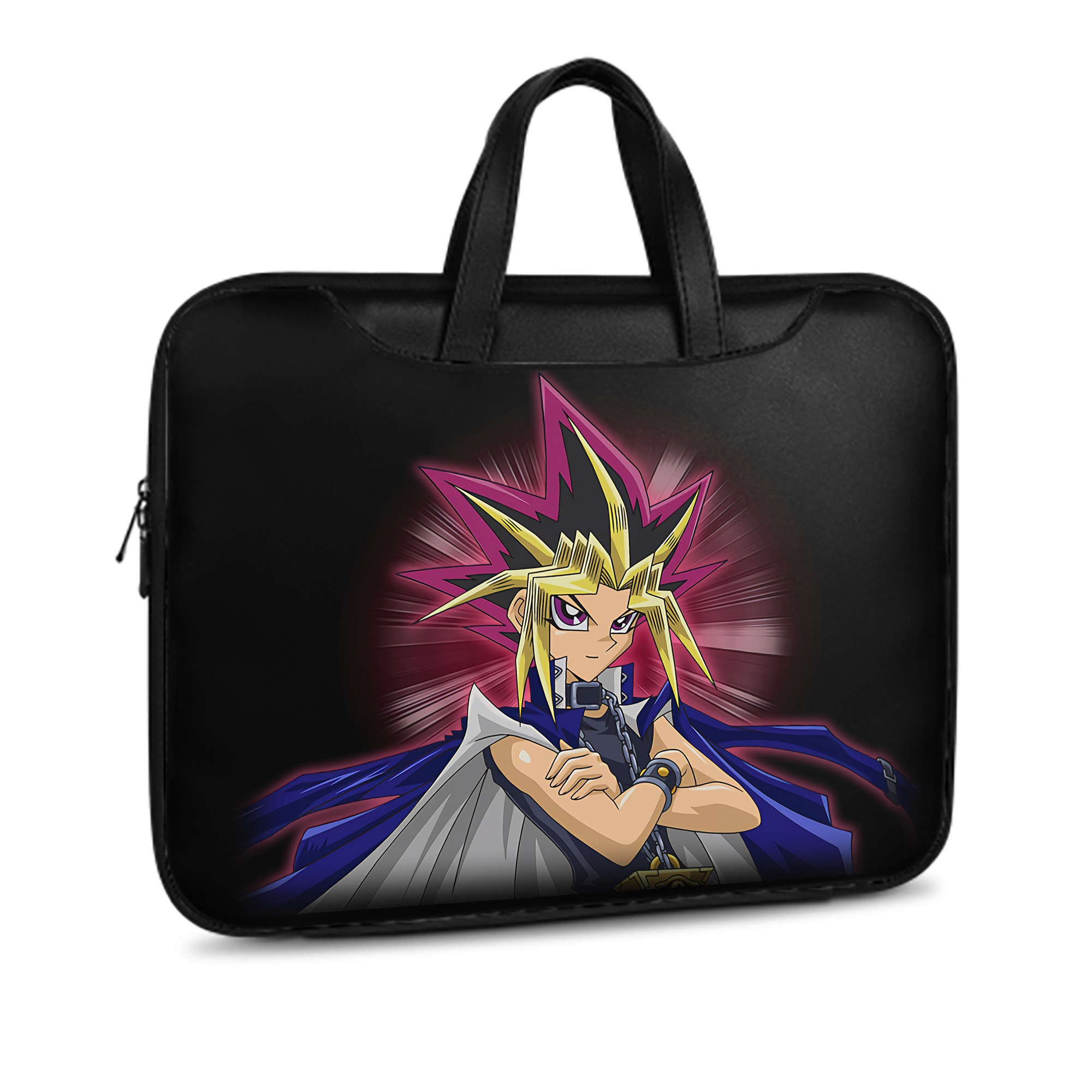 （画像用） 遊☆戯☆王 Yu-Gi-Oh! レザーラップトップバッグ　ノートパソコンケース