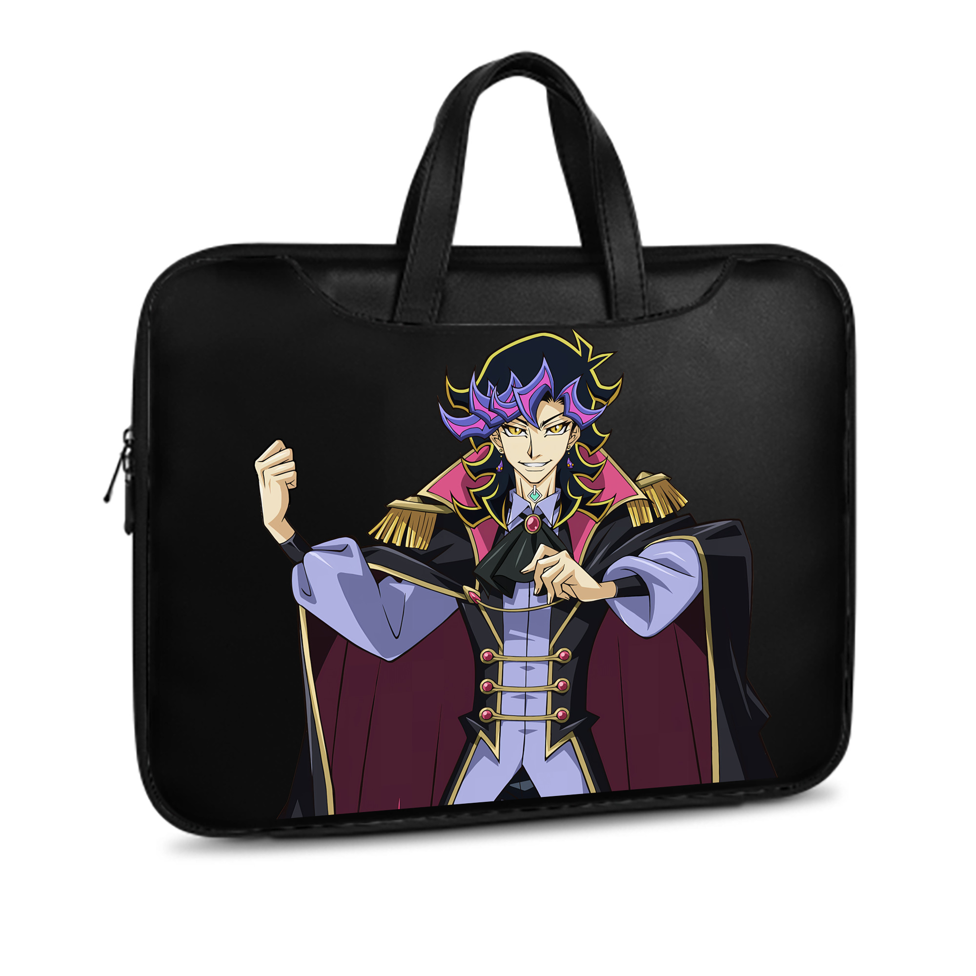 （画像用） 遊☆戯☆王 Yu-Gi-Oh! レザーラップトップバッグ　ノートパソコンケース
