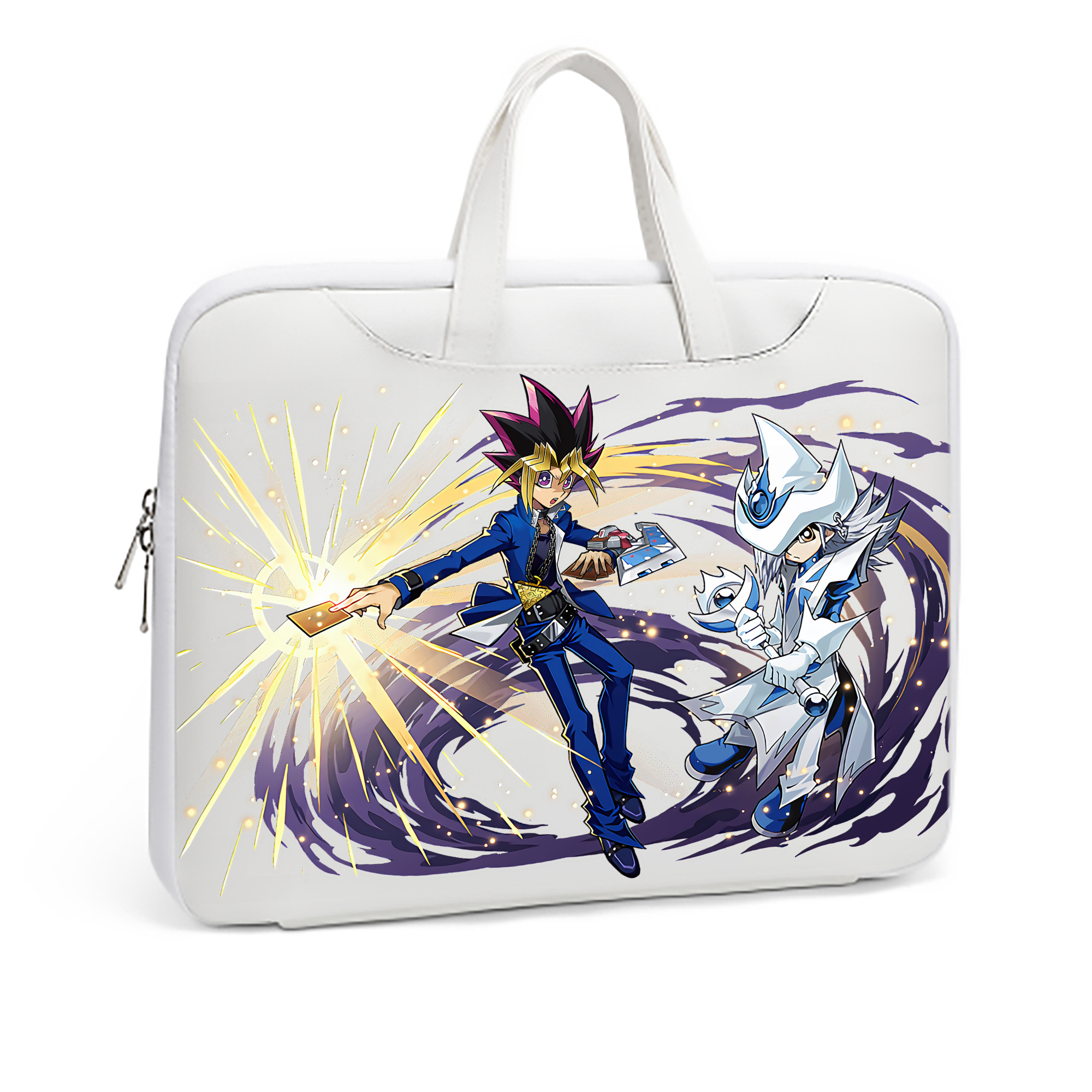 （画像用） 遊☆戯☆王 Yu-Gi-Oh! レザーラップトップバッグ　ノートパソコンケース