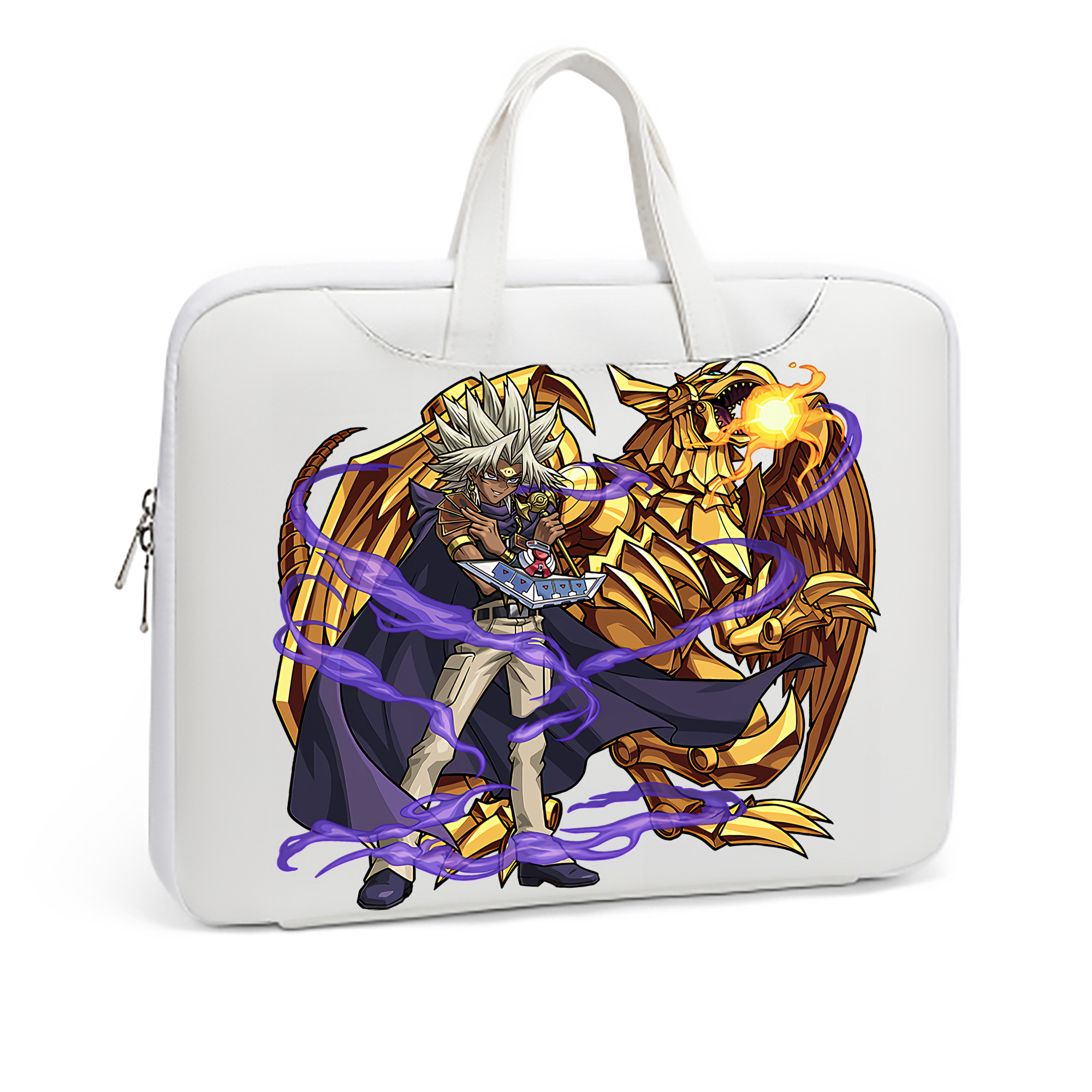 （画像用） 遊☆戯☆王 Yu-Gi-Oh! レザーラップトップバッグ　ノートパソコンケース