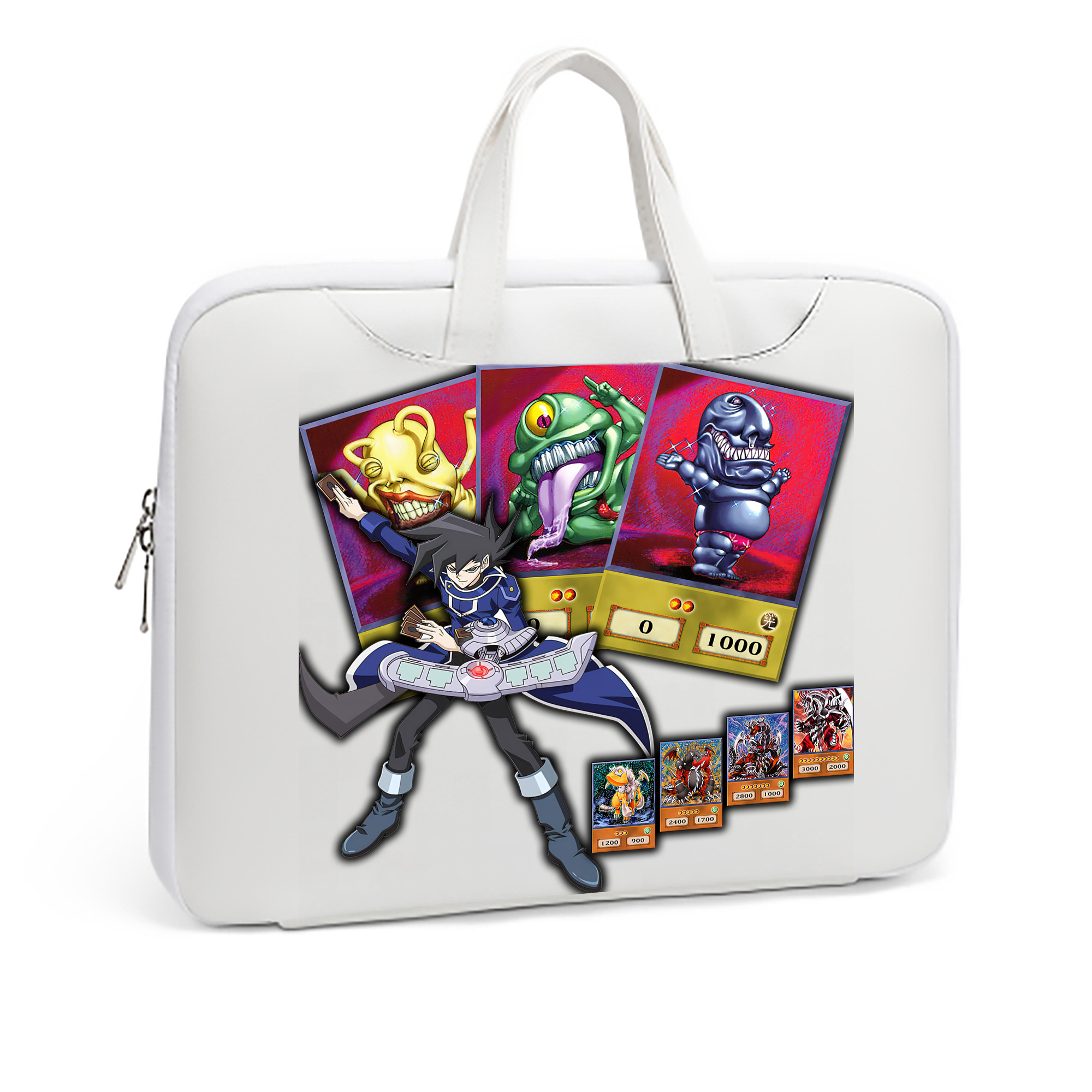 （画像用） 遊☆戯☆王 Yu-Gi-Oh! レザーラップトップバッグ　ノートパソコンケース