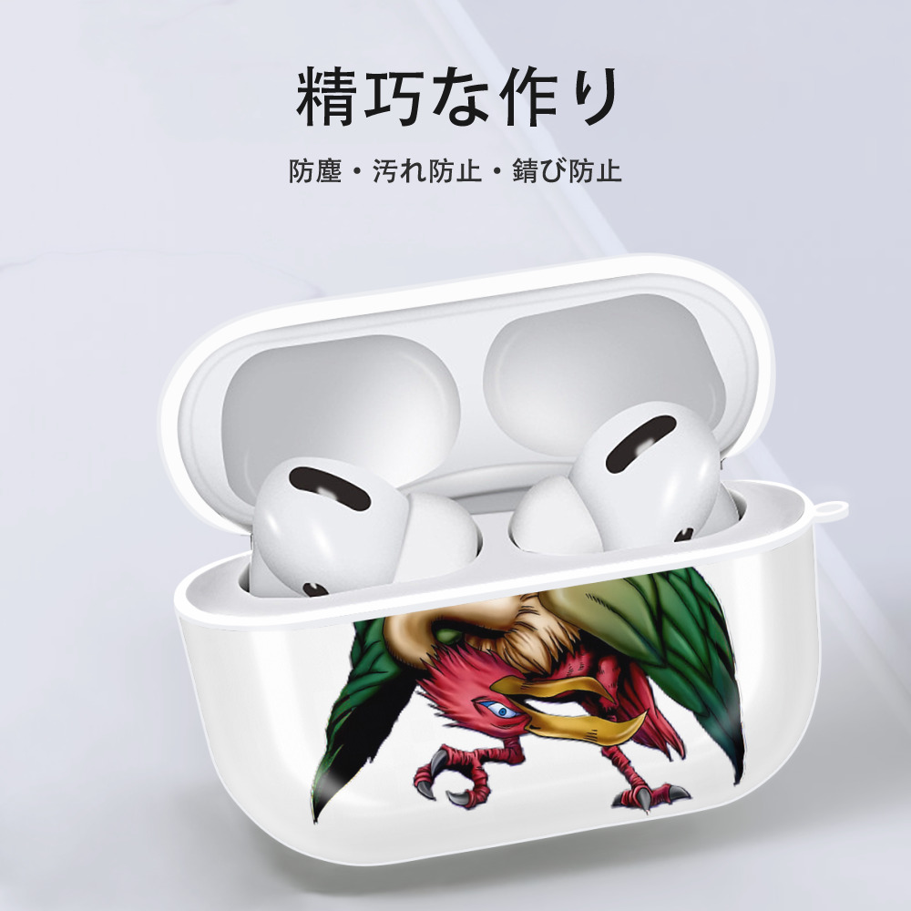 遊☆戯☆王 Yu-Gi-Oh! 【AirPods Pro用】ハードシェル保護ケース 耐衝撃・防指紋・カラビナ付き商品仕様