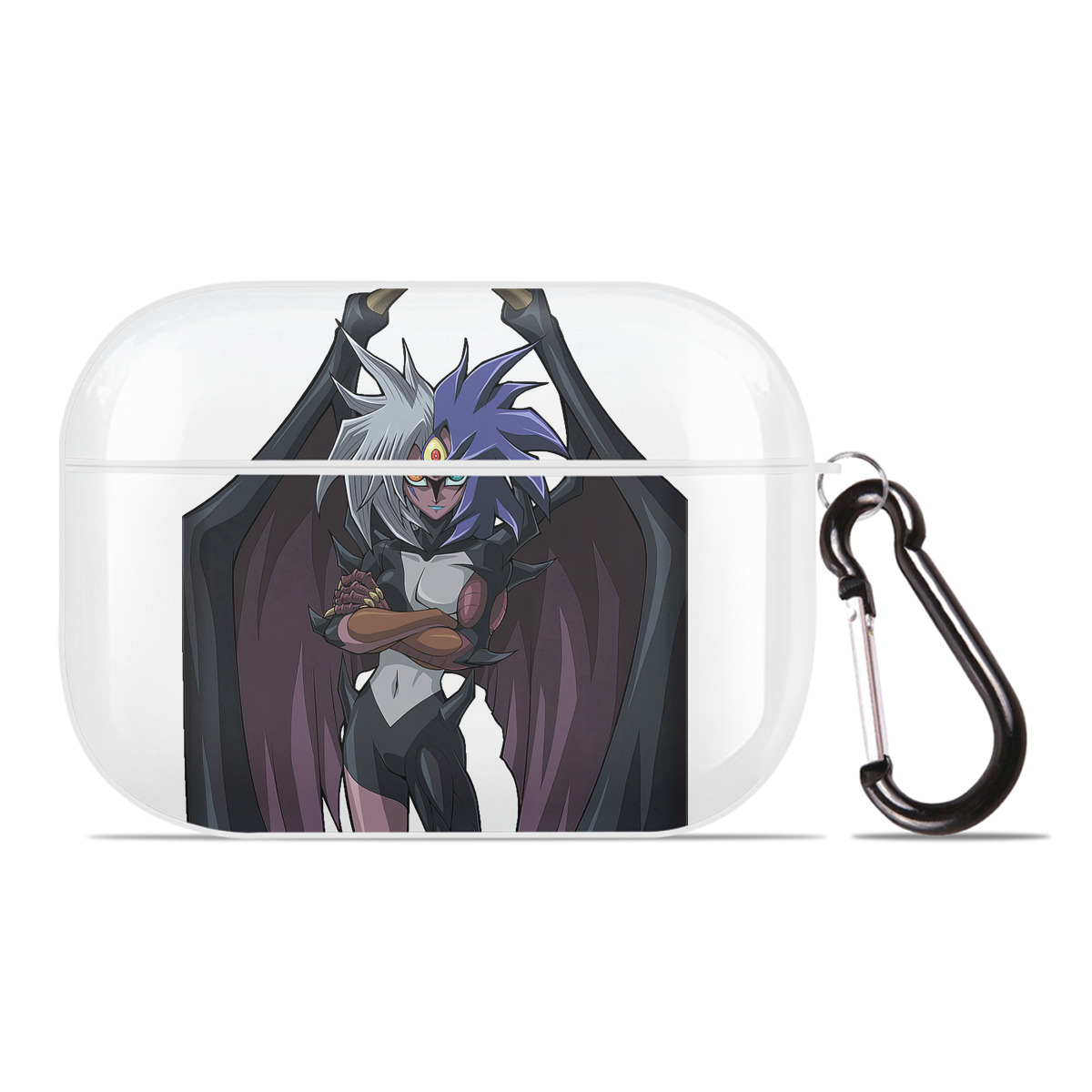 （画像用） 遊☆戯☆王 Yu-Gi-Oh! 【AirPods Pro用】ハードシェル保護ケース 耐衝撃・防指紋・カラビナ付き商品仕様