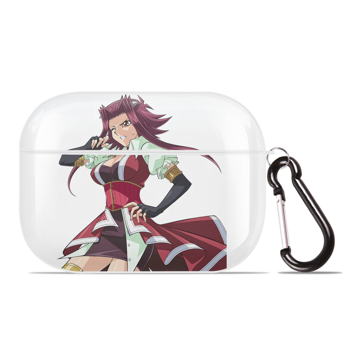 （画像用） 遊☆戯☆王 Yu-Gi-Oh! 【AirPods Pro用】ハードシェル保護ケース 耐衝撃・防指紋・カラビナ付き商品仕様