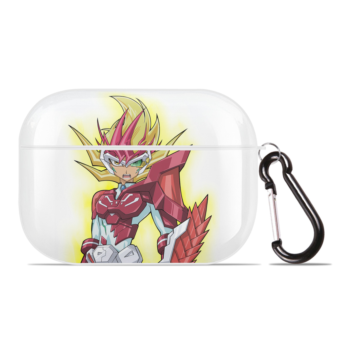 （画像用） 遊☆戯☆王 Yu-Gi-Oh! 【AirPods Pro用】ハードシェル保護ケース 耐衝撃・防指紋・カラビナ付き商品仕様