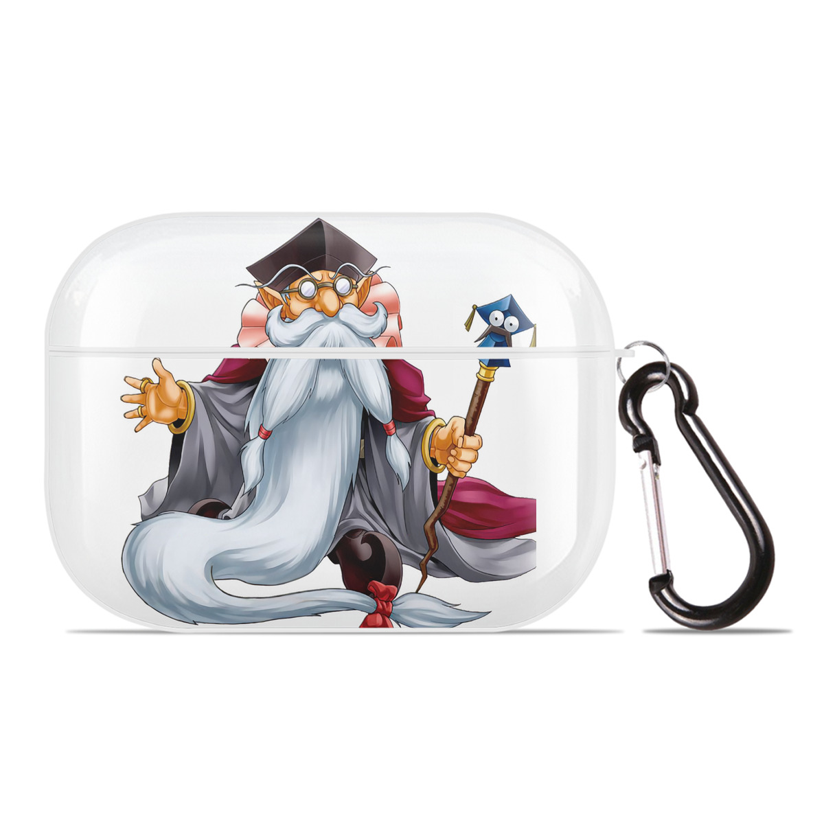 （画像用） 遊☆戯☆王 Yu-Gi-Oh! 【AirPods Pro用】ハードシェル保護ケース 耐衝撃・防指紋・カラビナ付き商品仕様