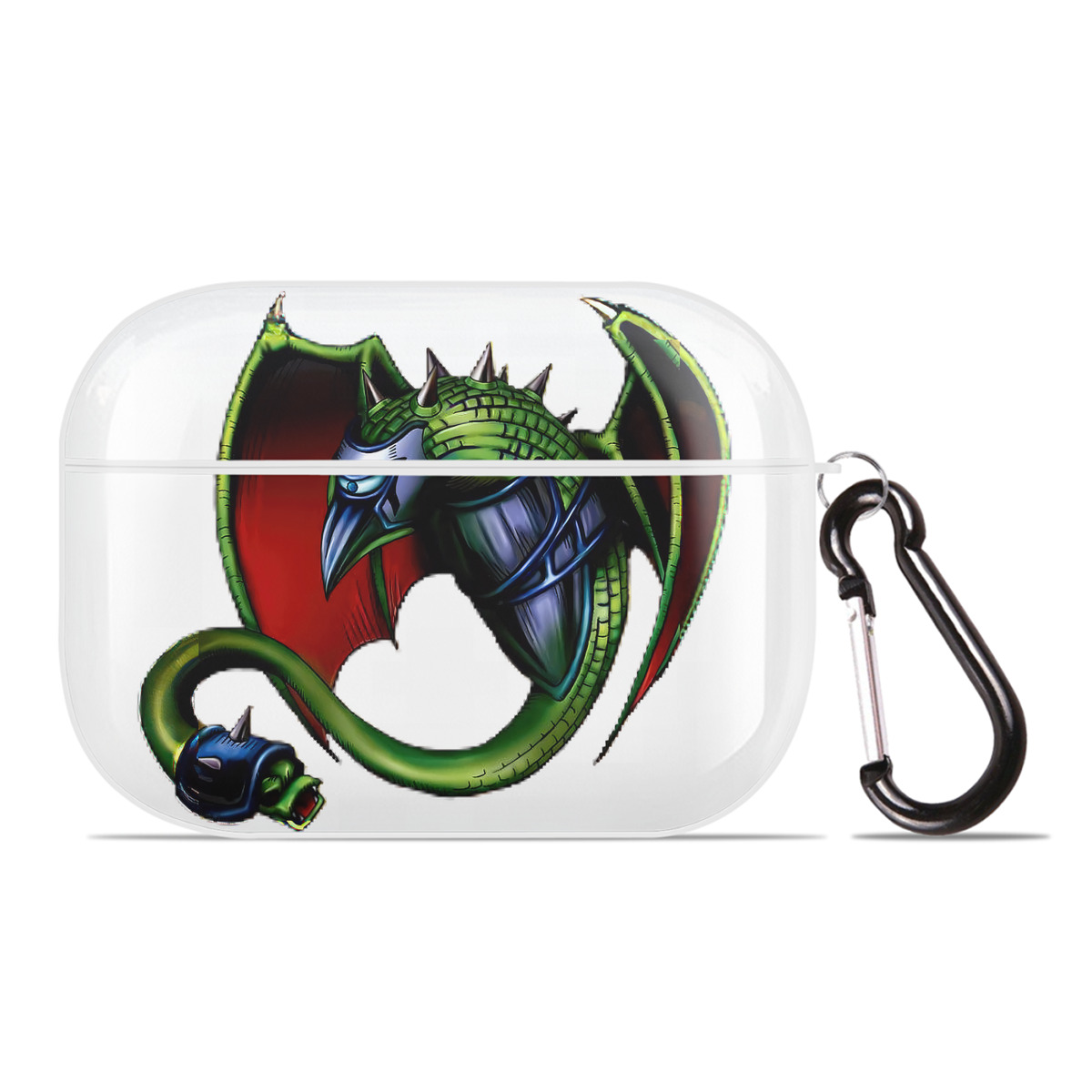 （画像用） 遊☆戯☆王 Yu-Gi-Oh! 【AirPods Pro用】ハードシェル保護ケース 耐衝撃・防指紋・カラビナ付き商品仕様