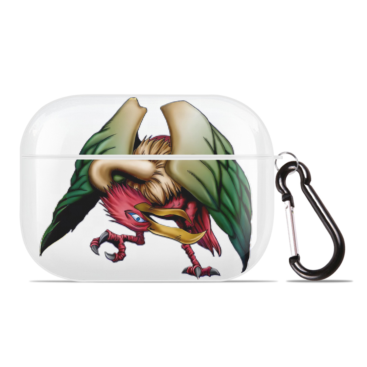 （画像用） 遊☆戯☆王 Yu-Gi-Oh! 【AirPods Pro用】ハードシェル保護ケース 耐衝撃・防指紋・カラビナ付き商品仕様