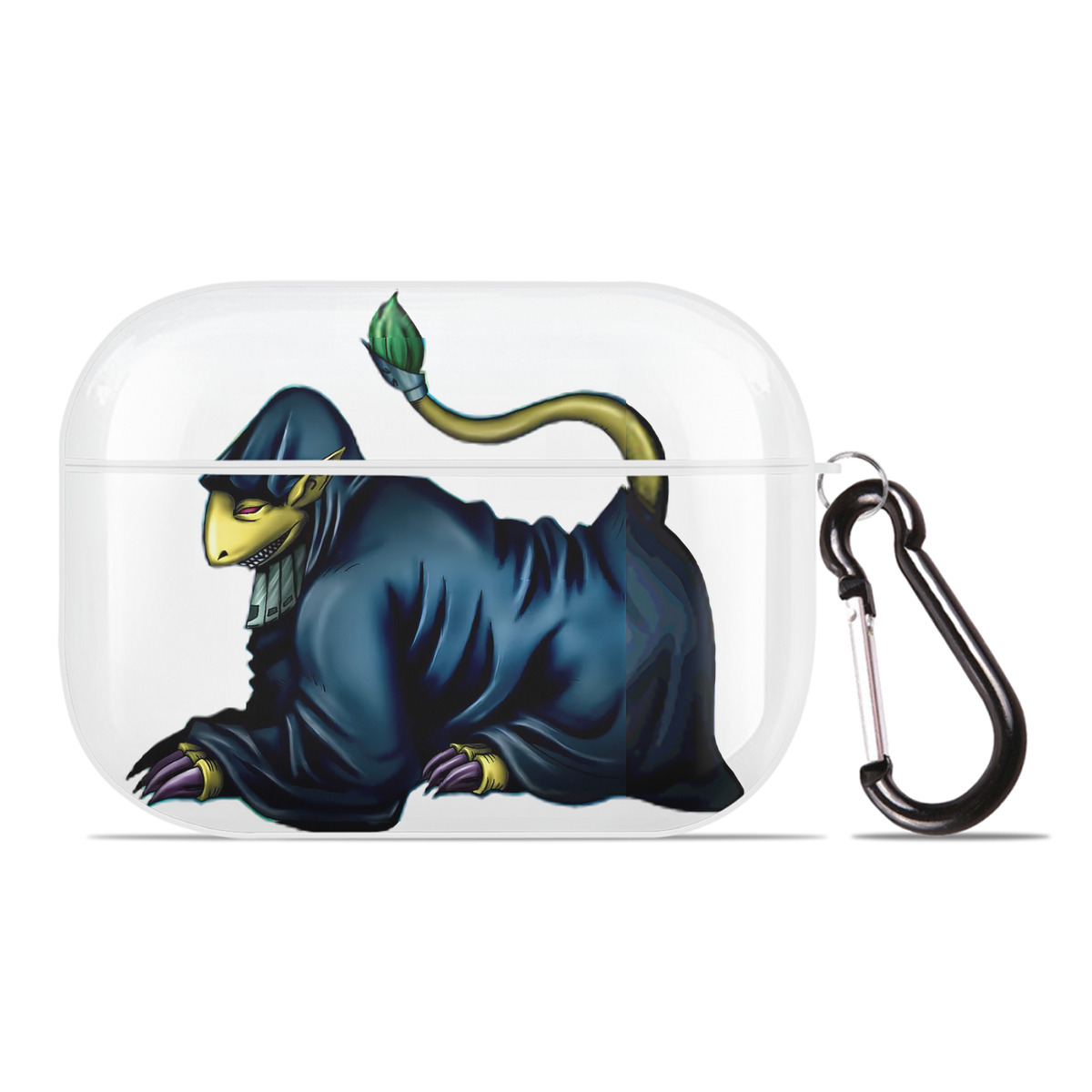 （画像用） 遊☆戯☆王 Yu-Gi-Oh! 【AirPods Pro用】ハードシェル保護ケース 耐衝撃・防指紋・カラビナ付き商品仕様