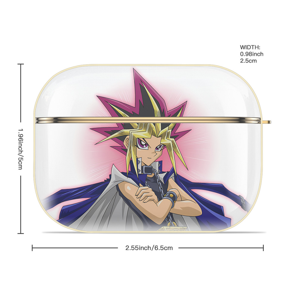 遊☆戯☆王 Yu-Gi-Oh! 【AirPods Pro用】ハードシェル保護ケース｜耐衝撃・防指紋・カラビナ付き商品仕様