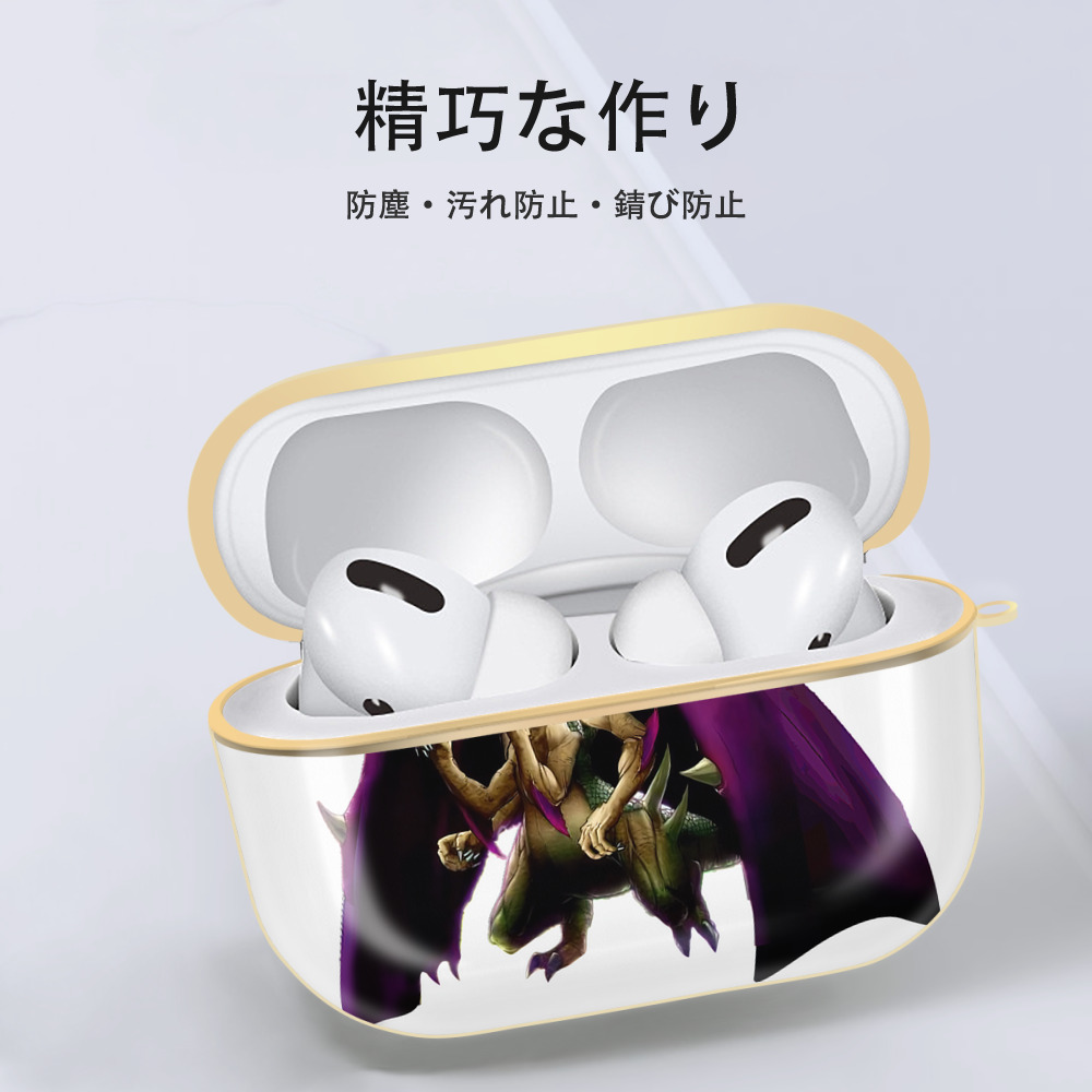遊☆戯☆王 Yu-Gi-Oh! 【AirPods Pro用】ハードシェル保護ケース｜耐衝撃・防指紋・カラビナ付き商品仕様