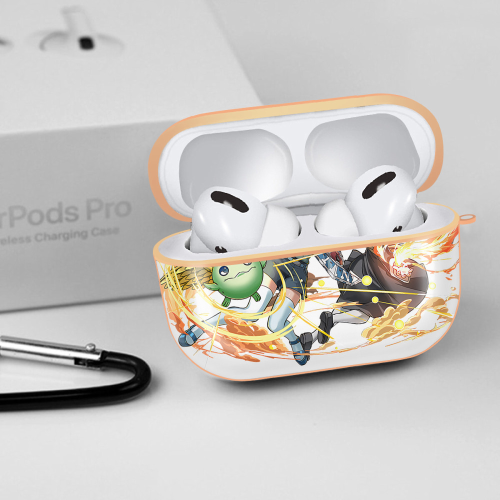 遊☆戯☆王 Yu-Gi-Oh! 【AirPods Pro用】ハードシェル保護ケース｜耐衝撃・防指紋・カラビナ付き商品仕様