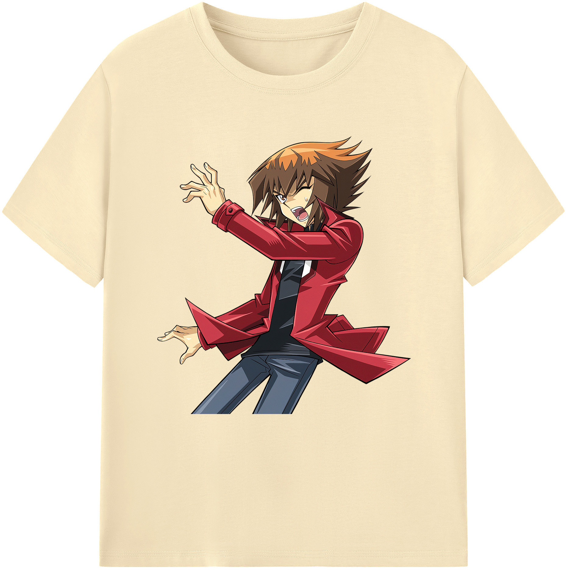 （画像用） 遊☆戯☆王 Yu-Gi-Oh! 綿100％半袖Tシャツ（フロントプリント）