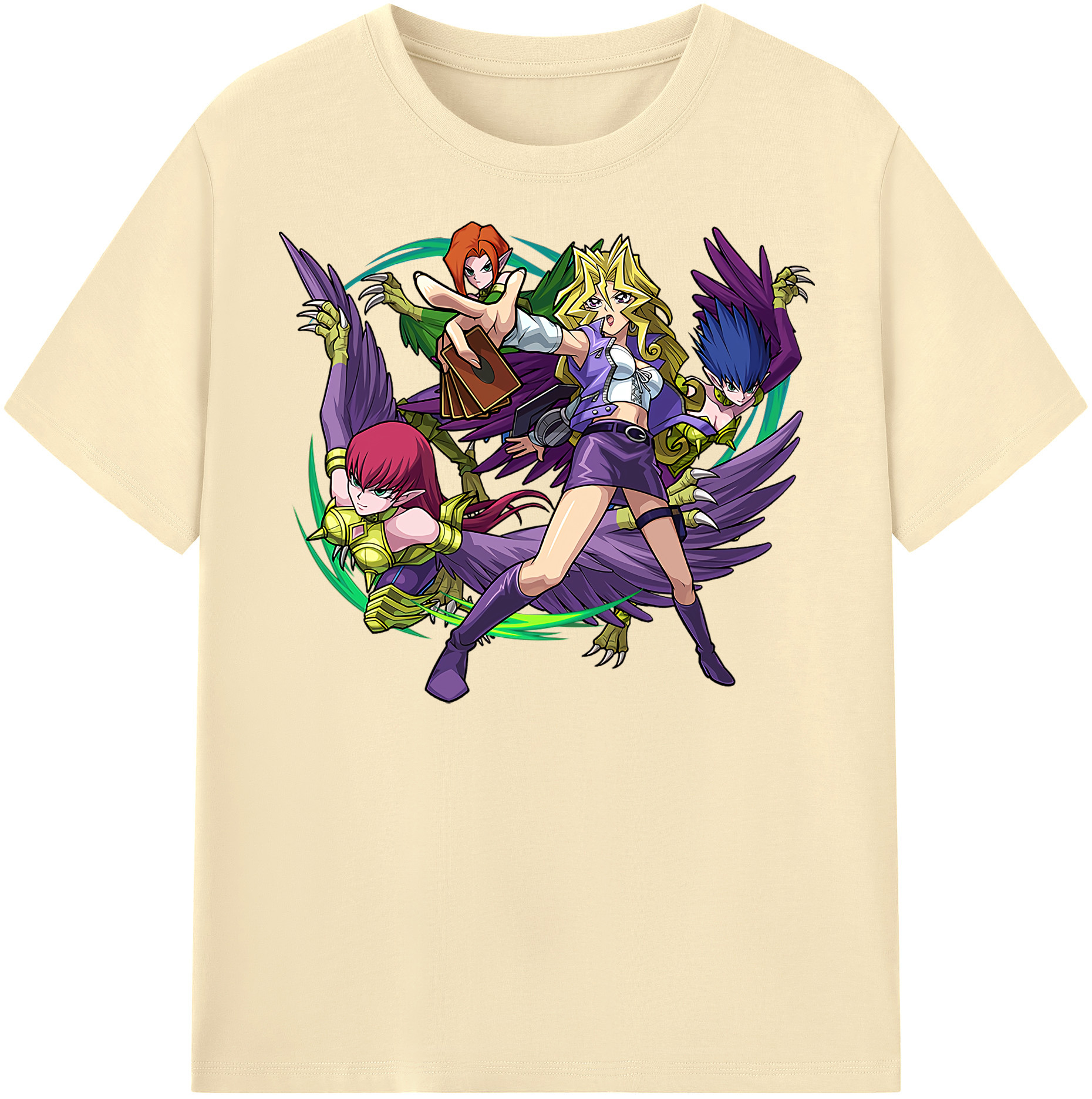 （画像用） 遊☆戯☆王 Yu-Gi-Oh! 綿100％半袖Tシャツ（フロントプリント）