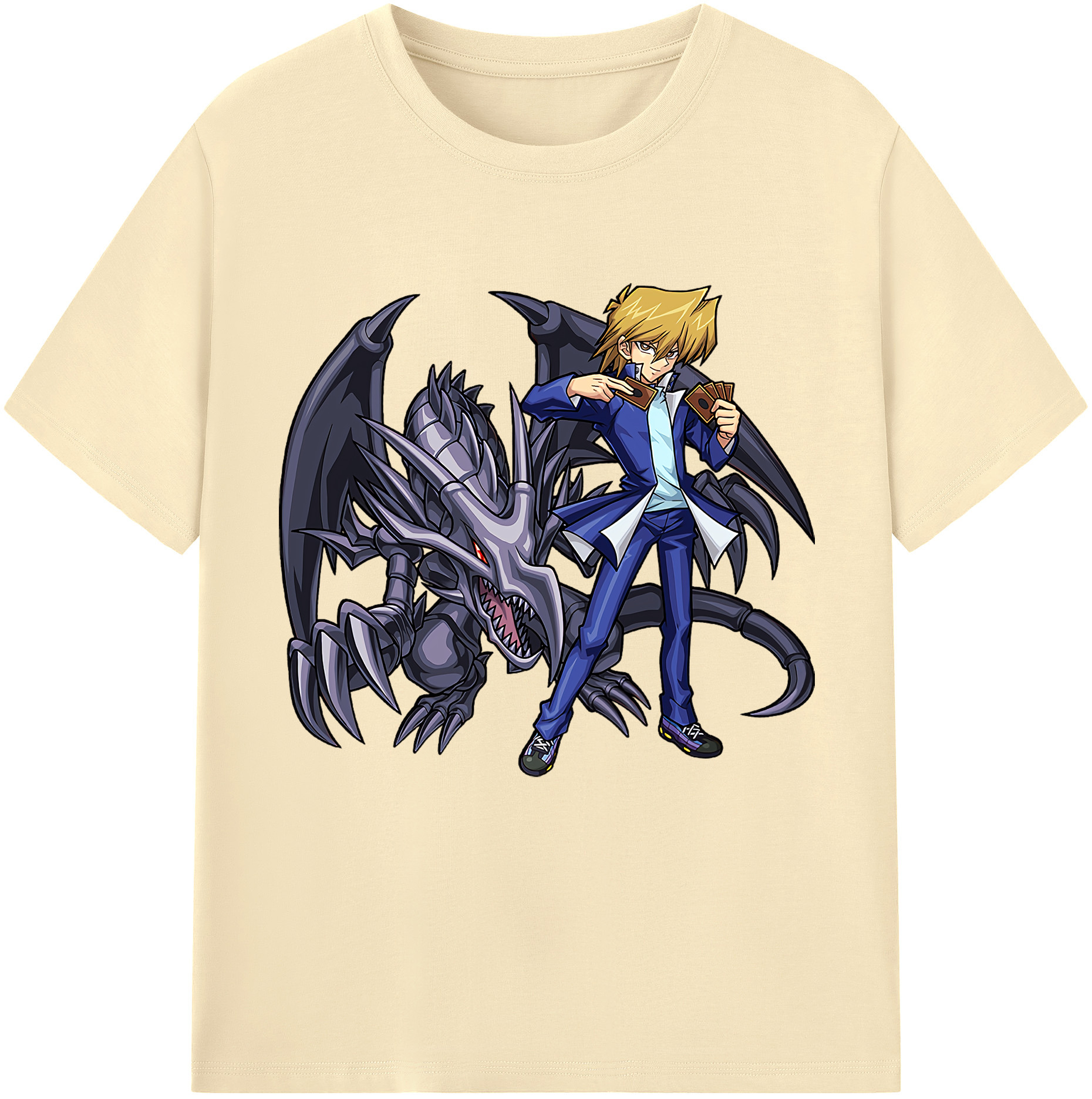 （画像用） 遊☆戯☆王 Yu-Gi-Oh! 綿100％半袖Tシャツ（フロントプリント）