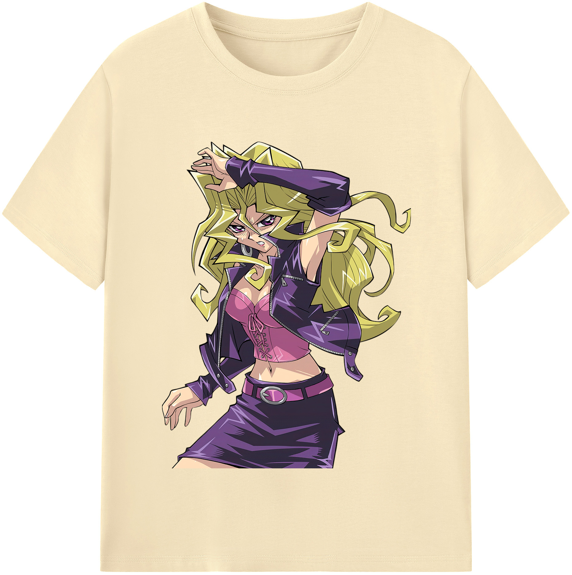 （画像用） 遊☆戯☆王 Yu-Gi-Oh! 綿100％半袖Tシャツ（フロントプリント）