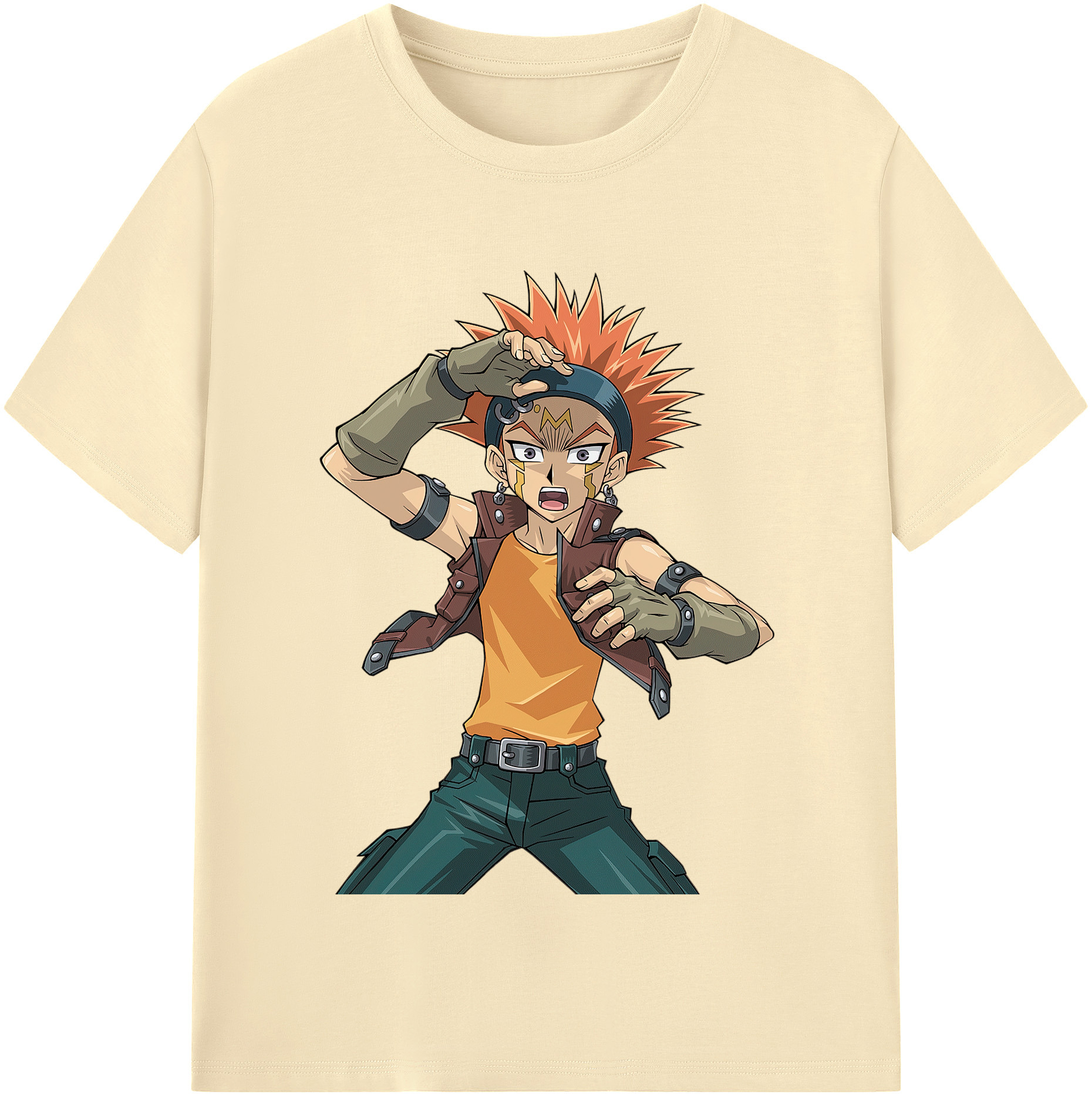 （画像用） 遊☆戯☆王 Yu-Gi-Oh! 綿100％半袖Tシャツ（フロントプリント）