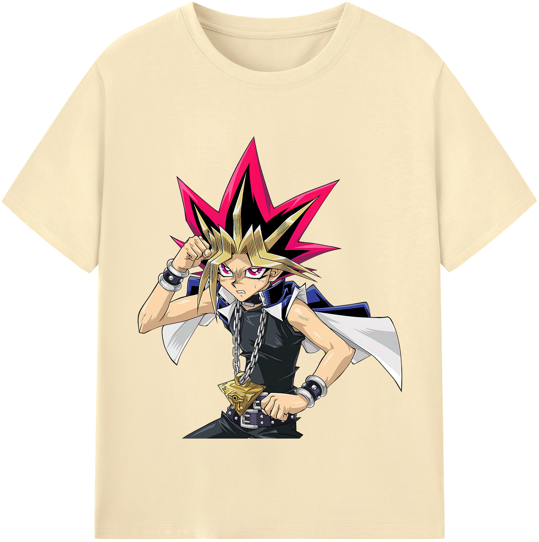 （画像用） 遊☆戯☆王 Yu-Gi-Oh! 綿100％半袖Tシャツ（フロントプリント）