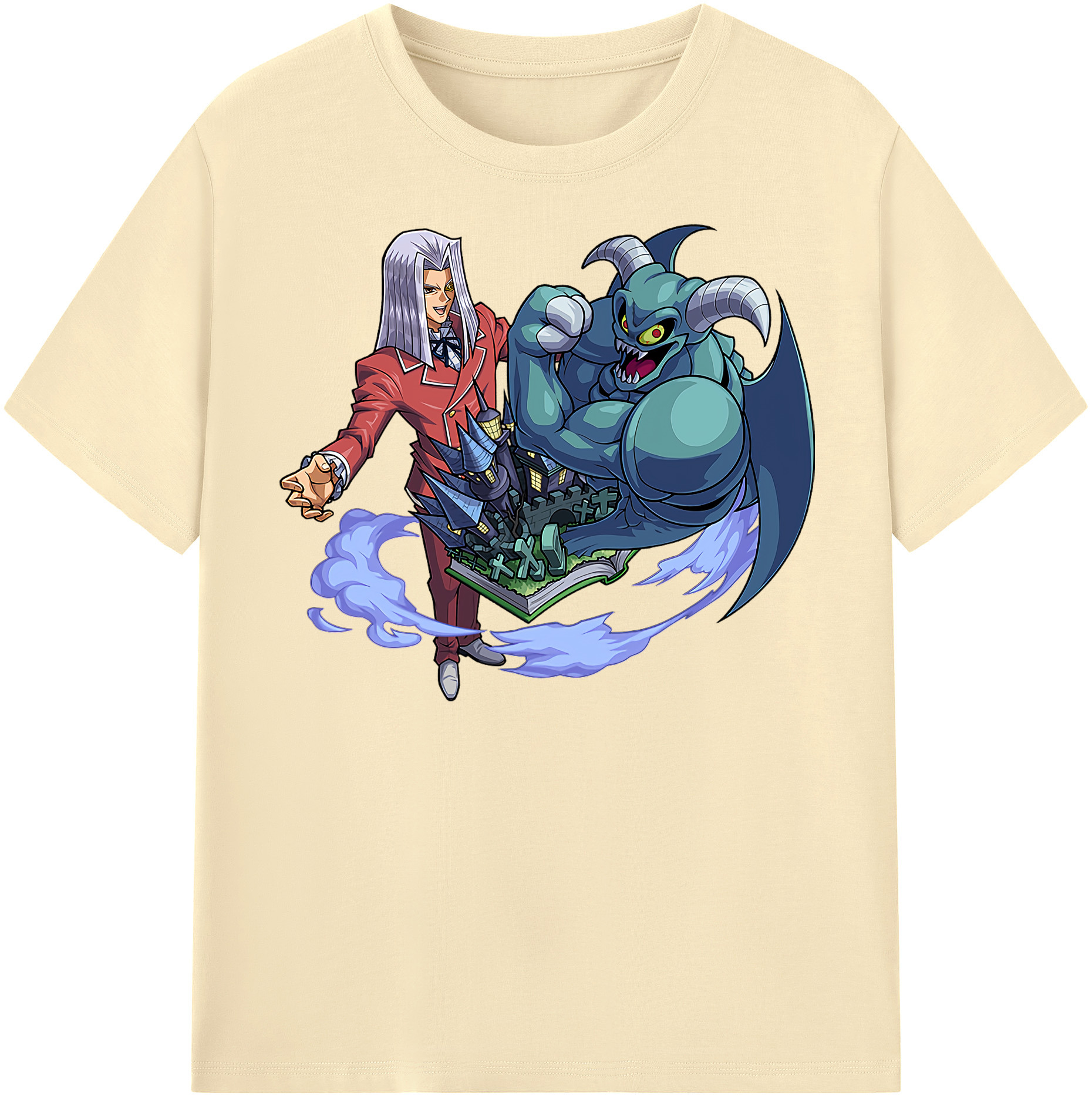 （画像用） 遊☆戯☆王 Yu-Gi-Oh! 綿100％半袖Tシャツ（フロントプリント）