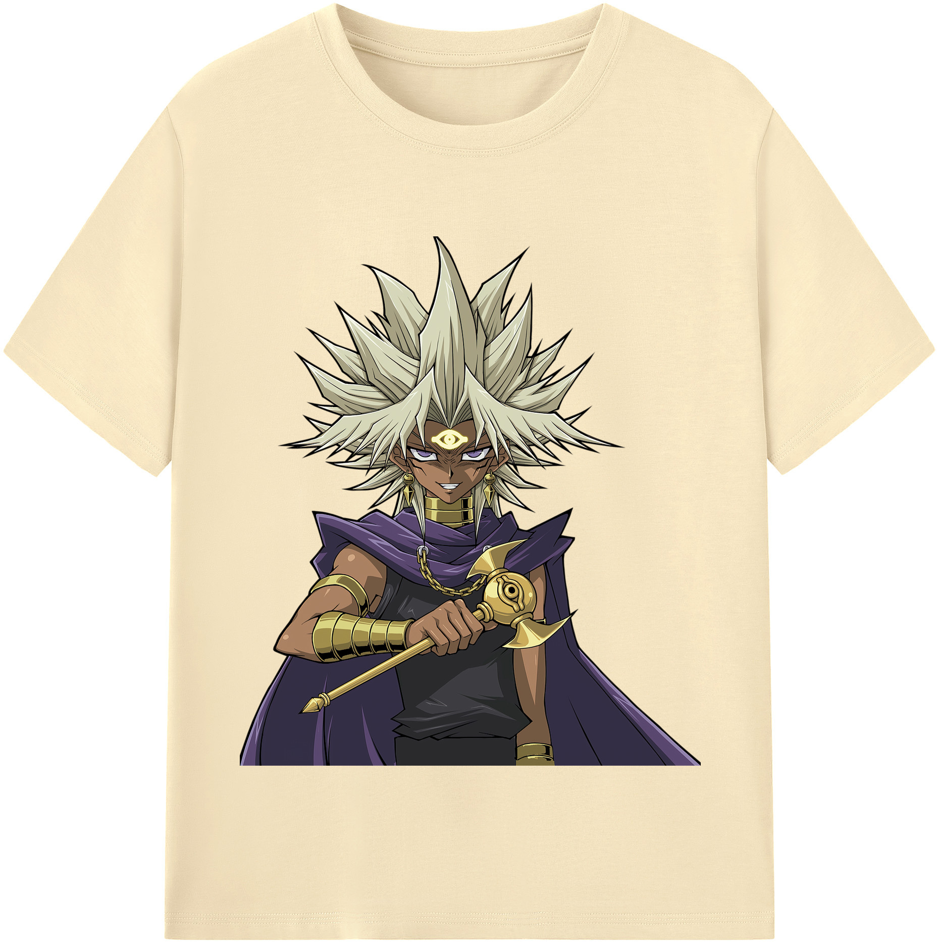 （画像用） 遊☆戯☆王 Yu-Gi-Oh! 綿100％半袖Tシャツ（フロントプリント）