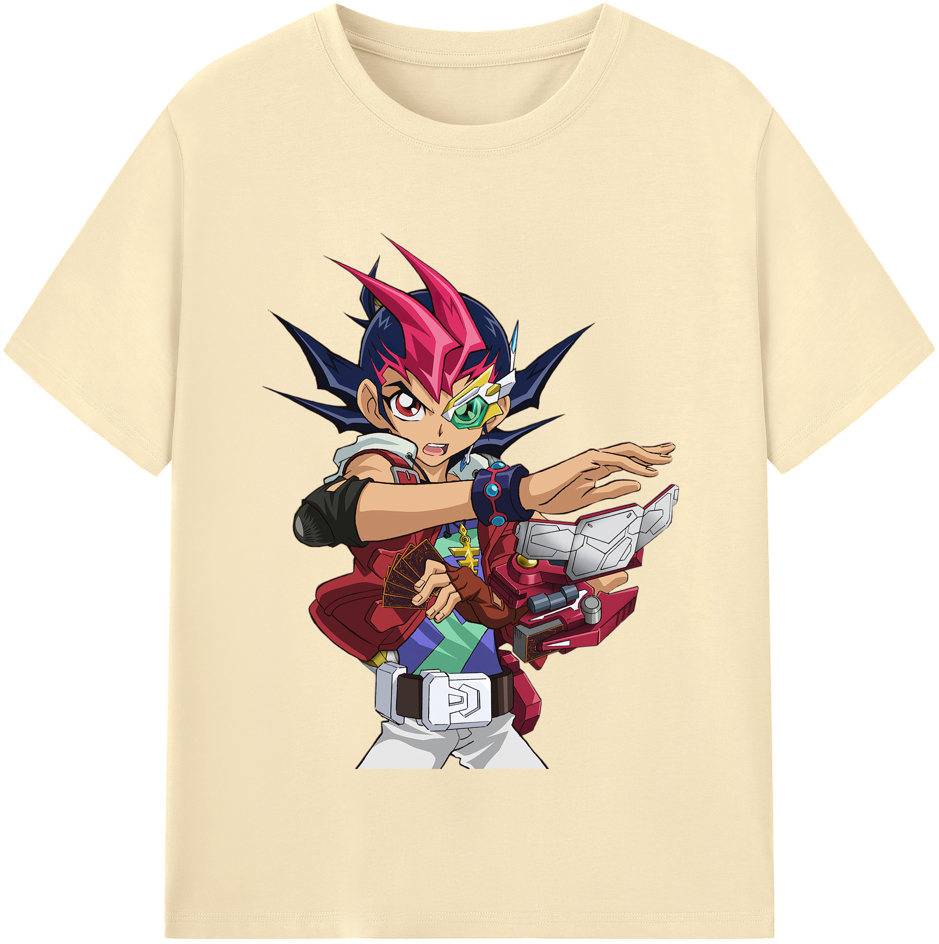 （画像用） 遊☆戯☆王 Yu-Gi-Oh! 綿100％半袖Tシャツ（フロントプリント）