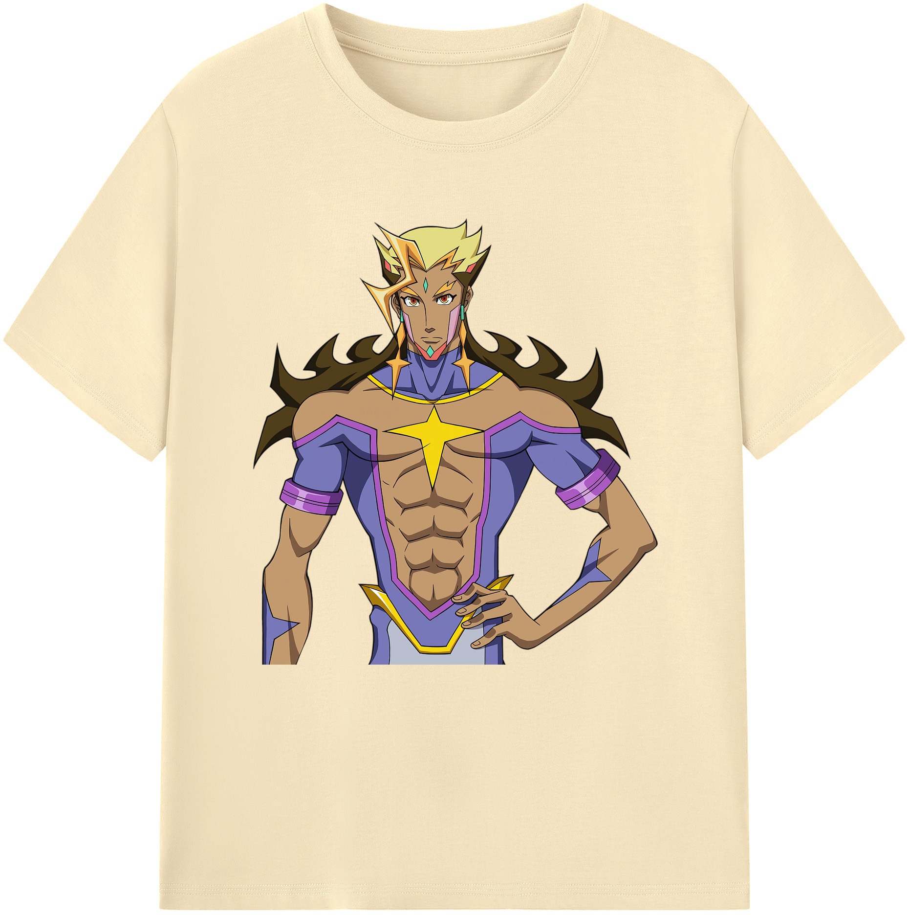 （画像用） 遊☆戯☆王 Yu-Gi-Oh! 綿100％半袖Tシャツ（フロントプリント）