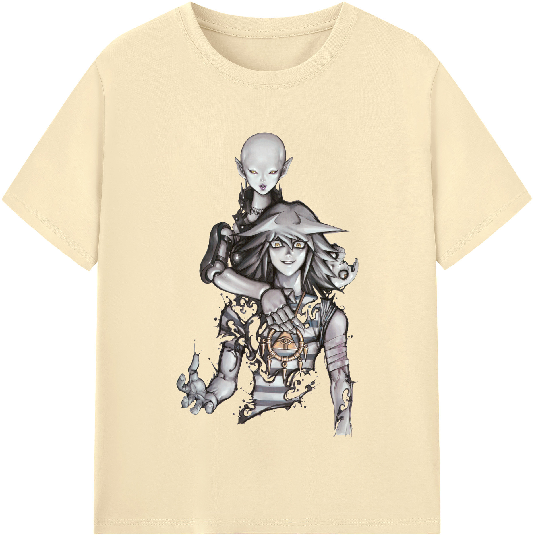 （画像用） 遊☆戯☆王 Yu-Gi-Oh! 綿100％半袖Tシャツ（フロントプリント）