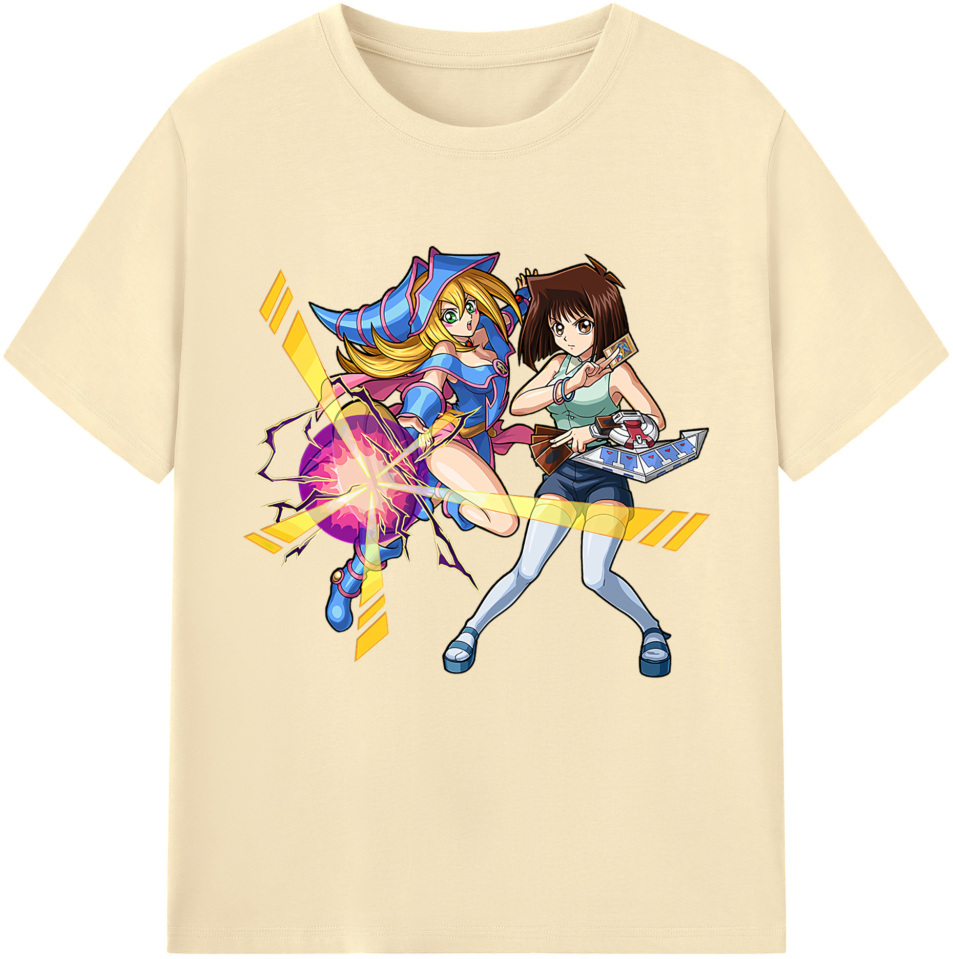 （画像用） 遊☆戯☆王 Yu-Gi-Oh! 綿100％半袖Tシャツ（フロントプリント）