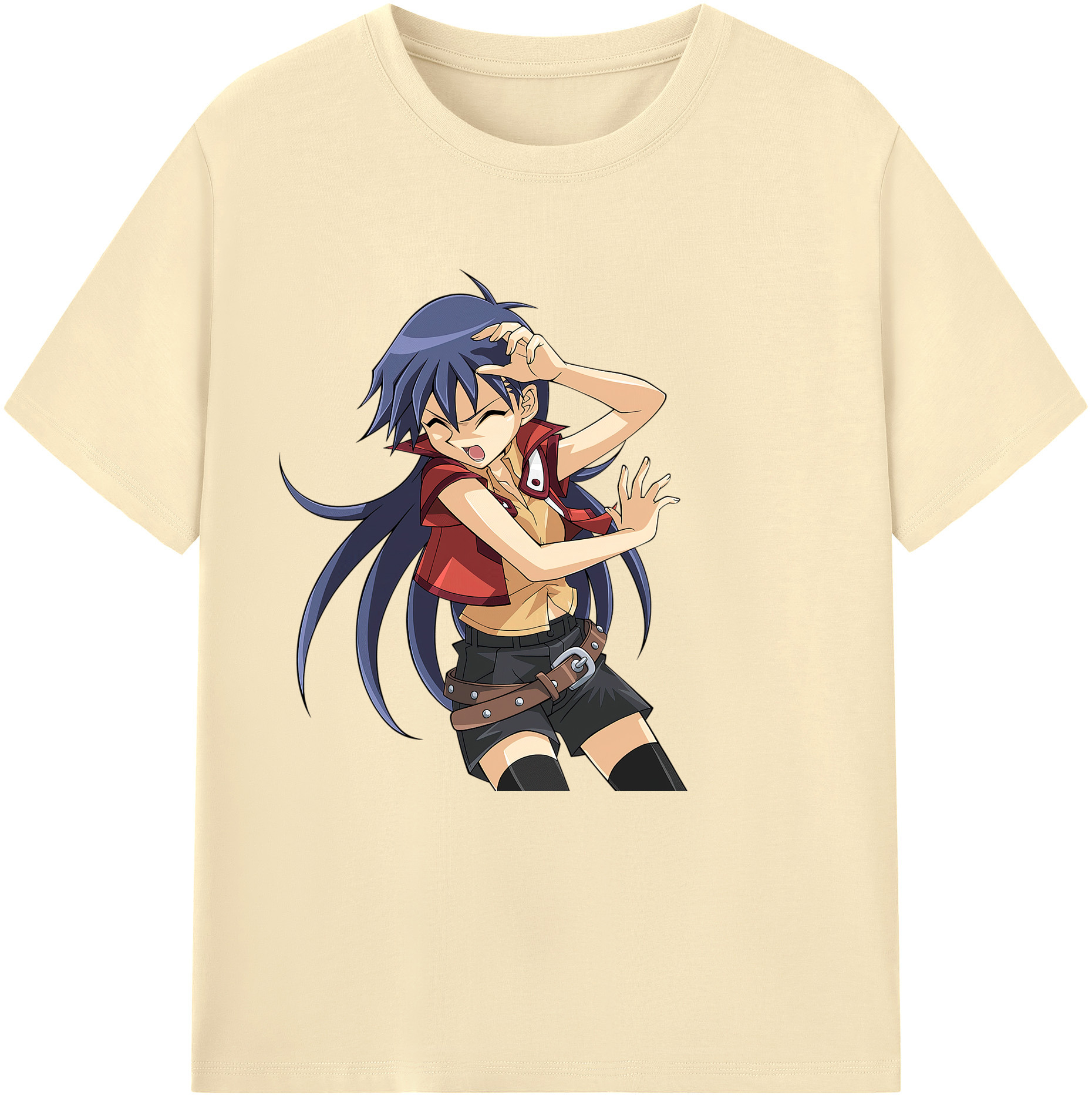 （画像用） 遊☆戯☆王 Yu-Gi-Oh! 綿100％半袖Tシャツ（フロントプリント）