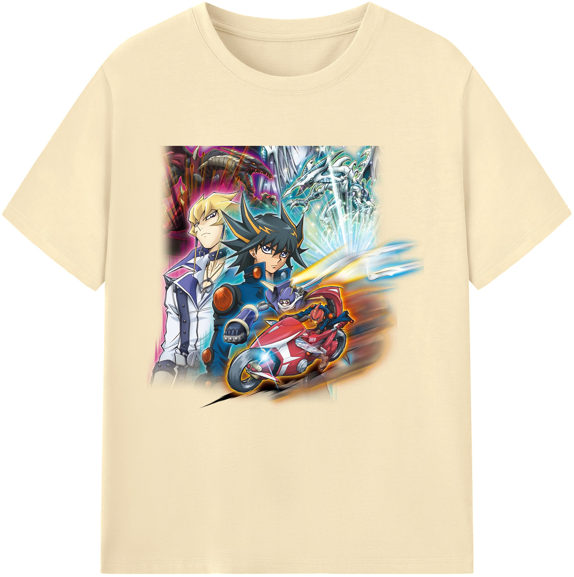 （画像用） 遊☆戯☆王 Yu-Gi-Oh! 綿100％半袖Tシャツ（フロントプリント）