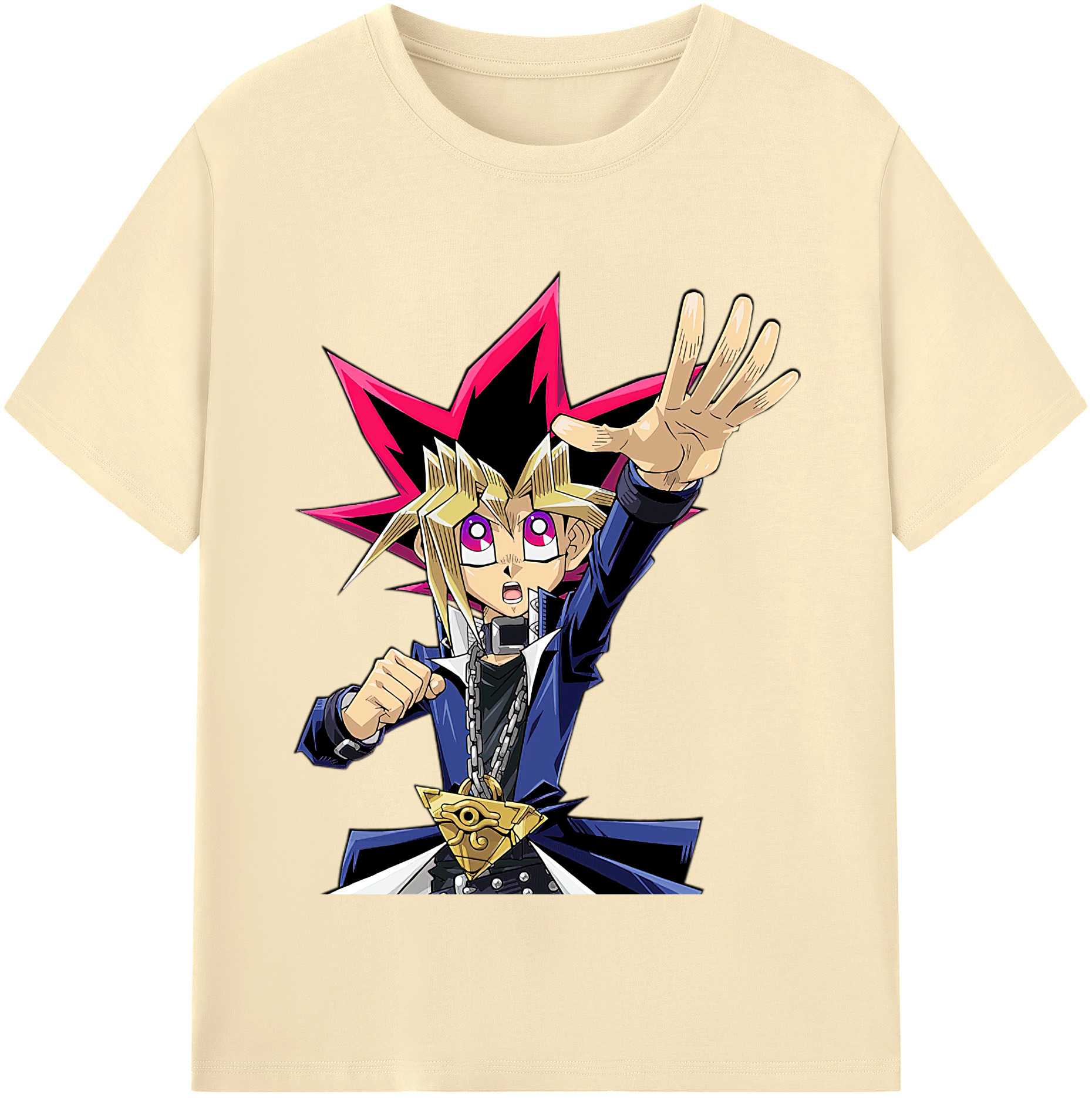 （画像用） 遊☆戯☆王 Yu-Gi-Oh! 綿100％半袖Tシャツ（フロントプリント）