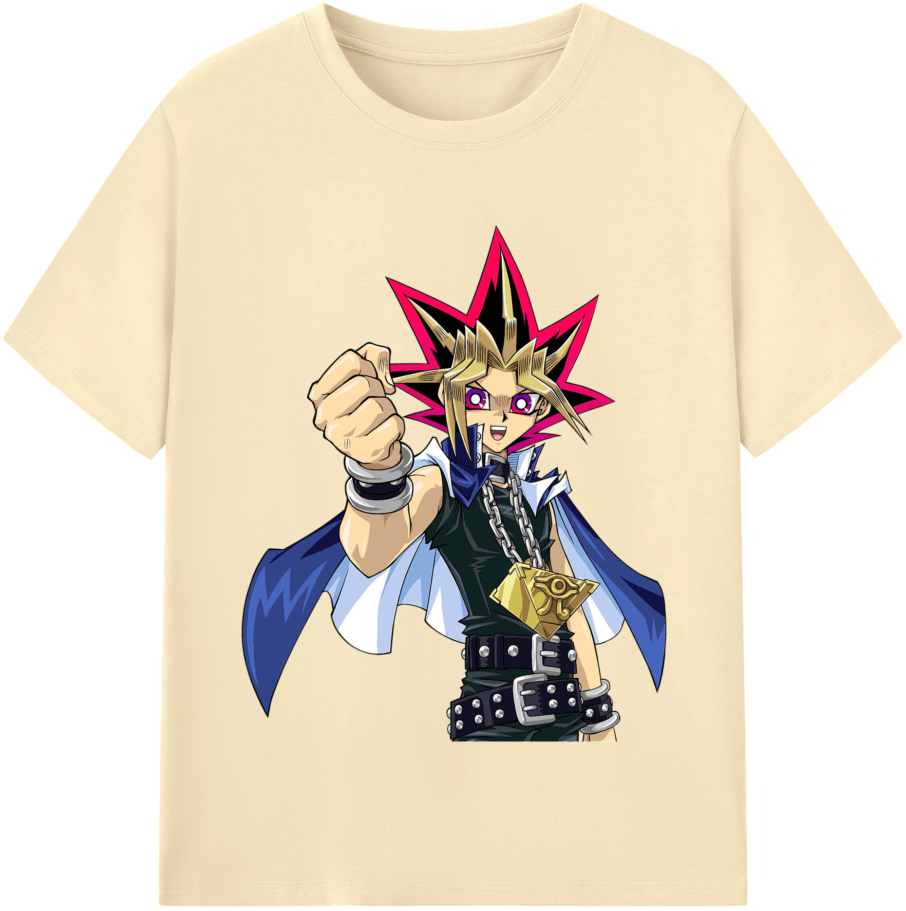（画像用） 遊☆戯☆王 Yu-Gi-Oh! 綿100％半袖Tシャツ（フロントプリント）